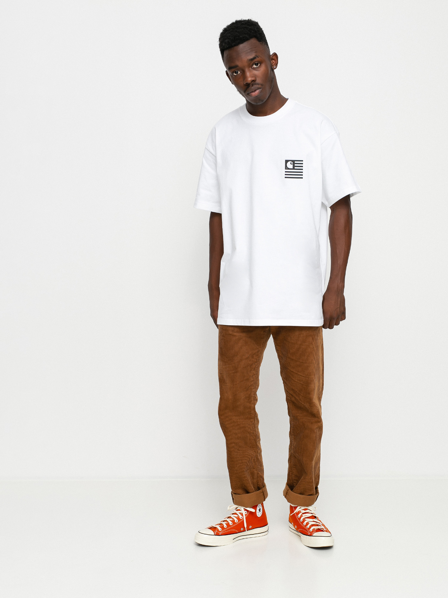 T-shirt Carhartt WIP Fade State (white/black)