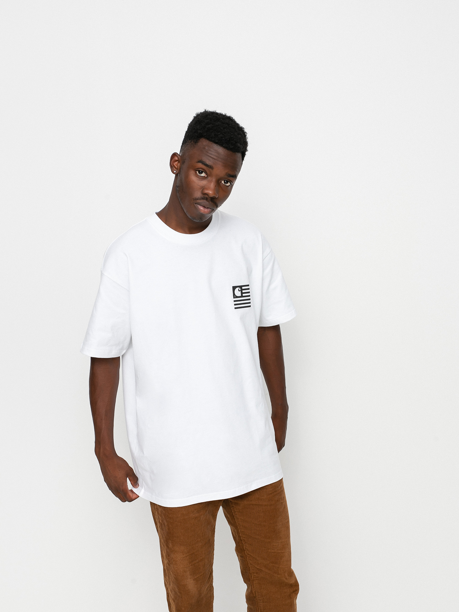 T-shirt Carhartt WIP Fade State (white/black)