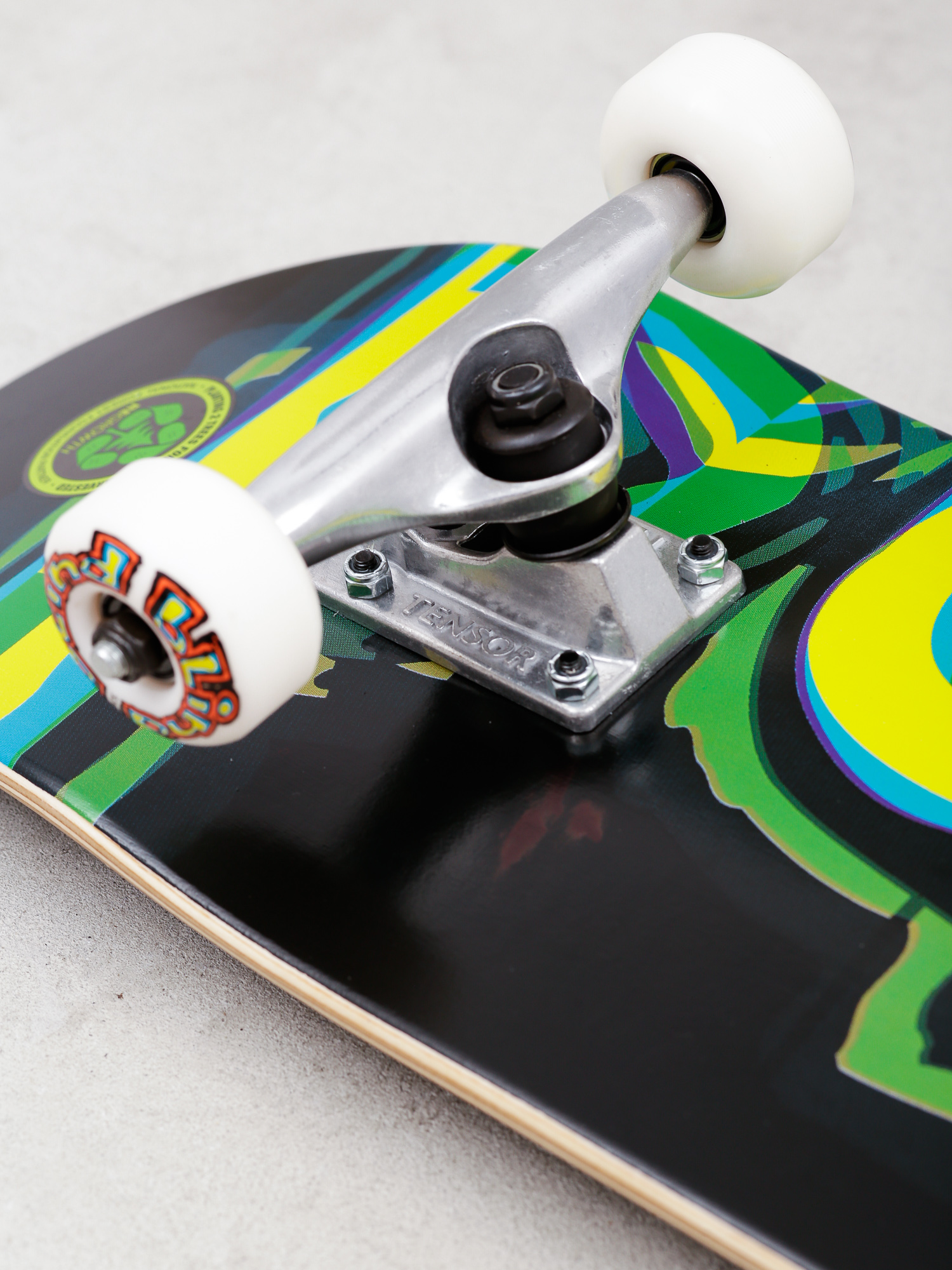 Deskorolka Blind Logo Glitch (green/yellow)