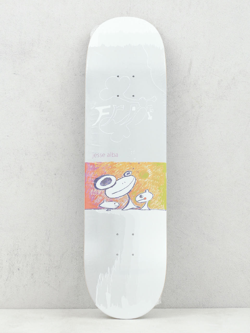 Deck Frog Skateboards Jesse Alba (light grey/white)