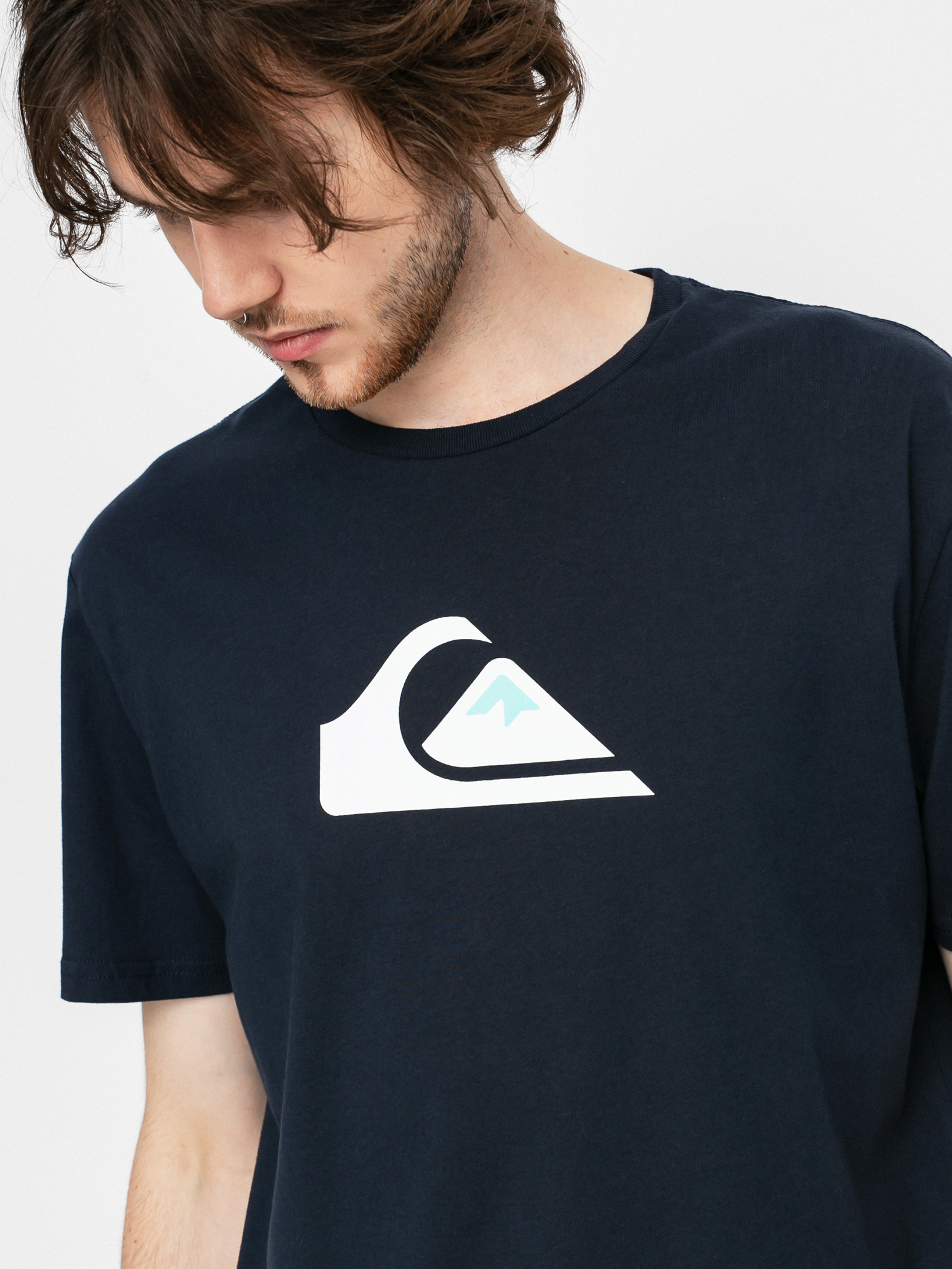 T-shirt Quiksilver Comp Logo (navy blazer)