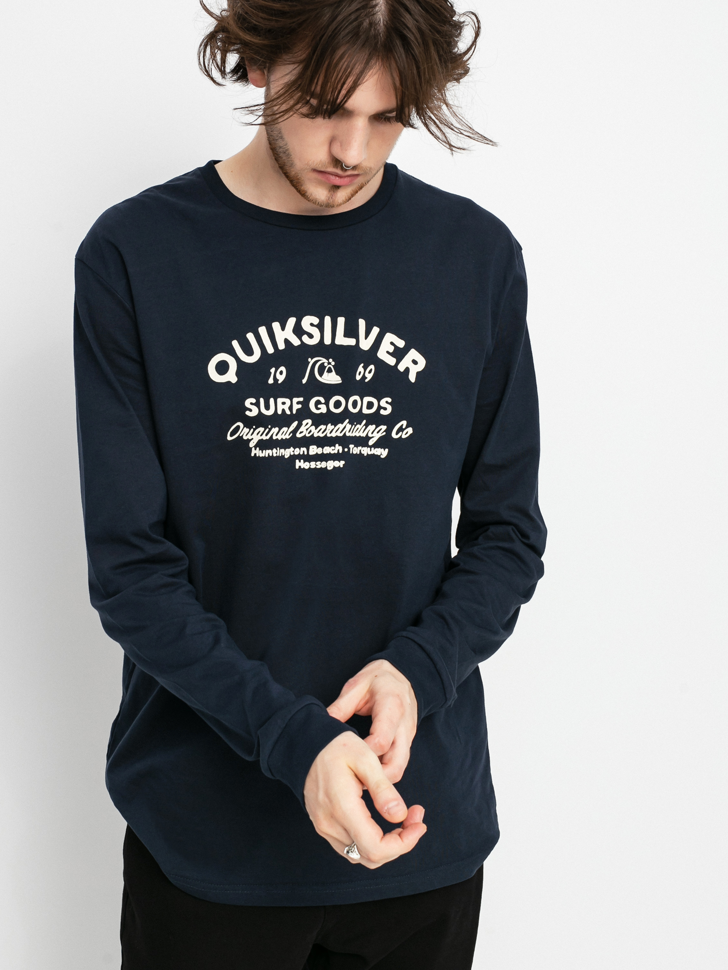 Longsleeve Quiksilver Closed Caption (navy blazer)