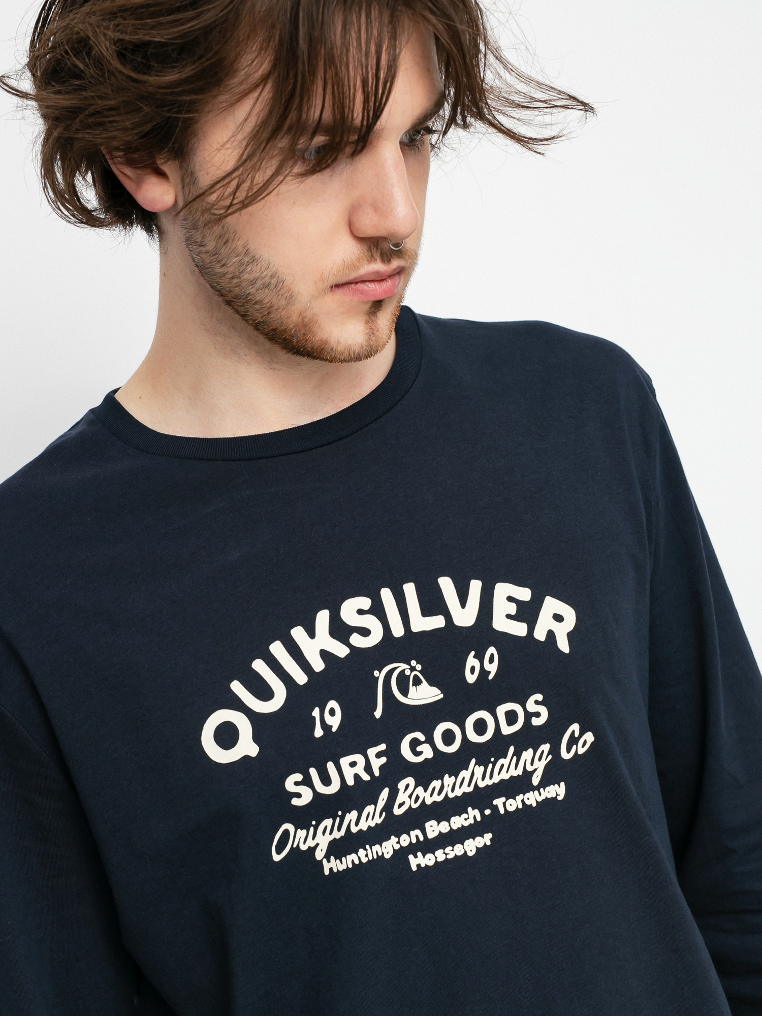 Longsleeve Quiksilver Closed Caption (navy blazer)