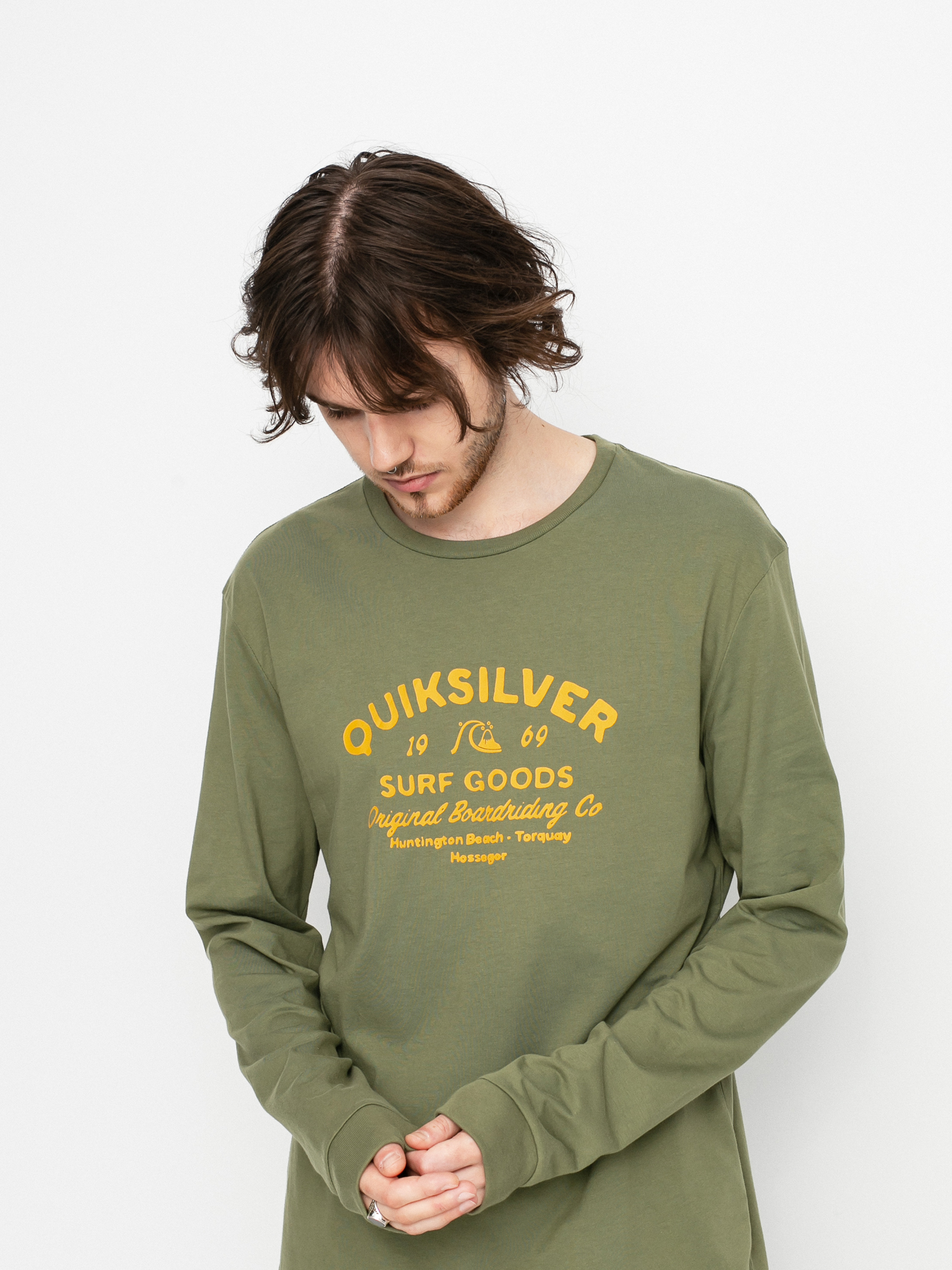 Longsleeve Quiksilver Closed Caption (four leaf clover)