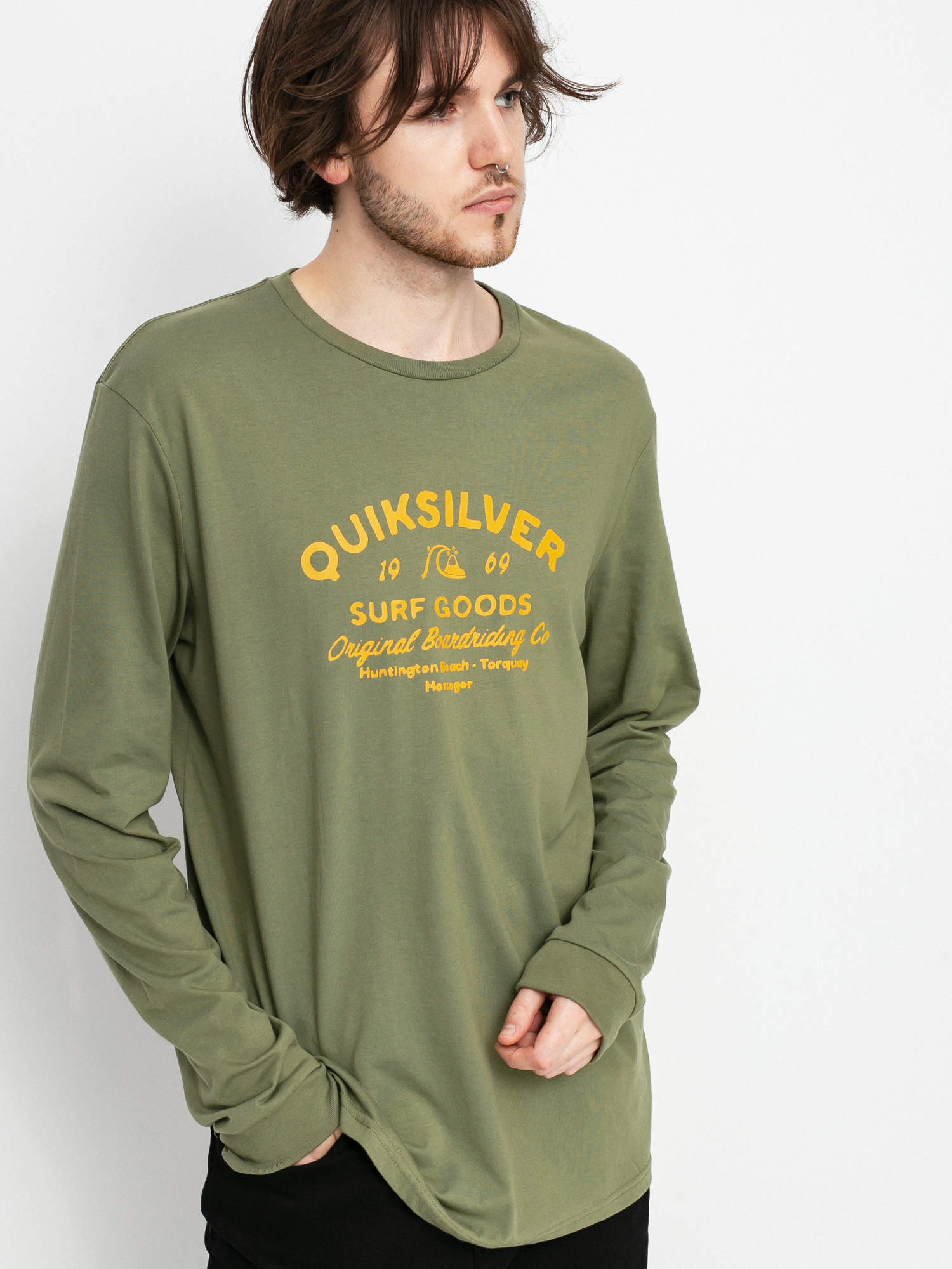 Longsleeve Quiksilver Closed Caption (four leaf clover)