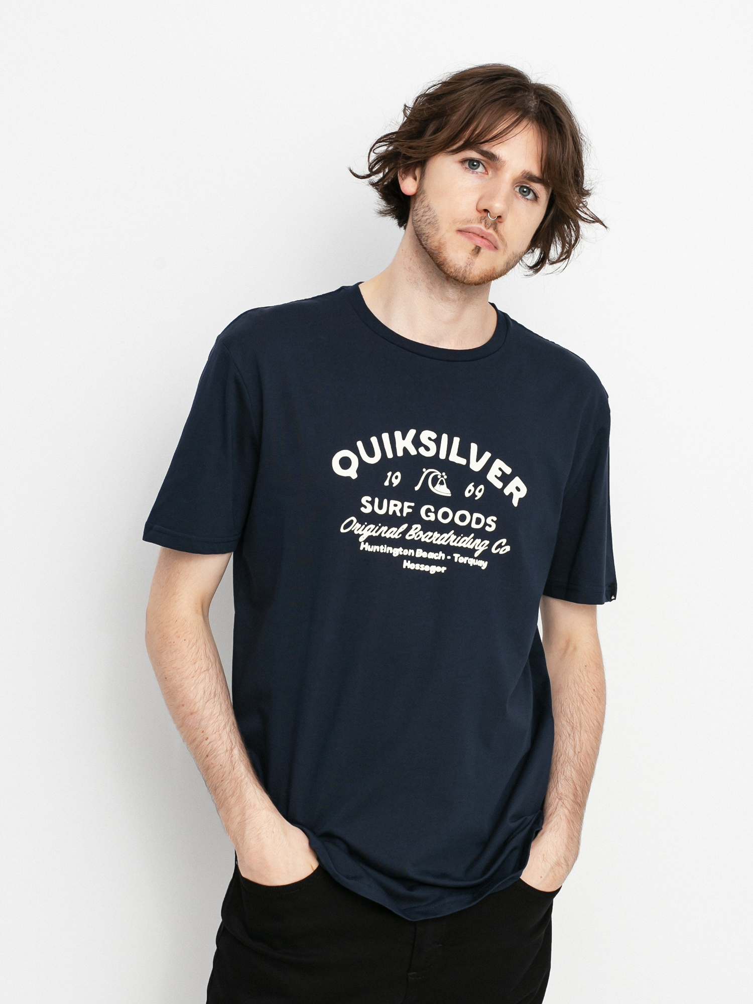 T-shirt Quiksilver Closed Caption (navy blazer)