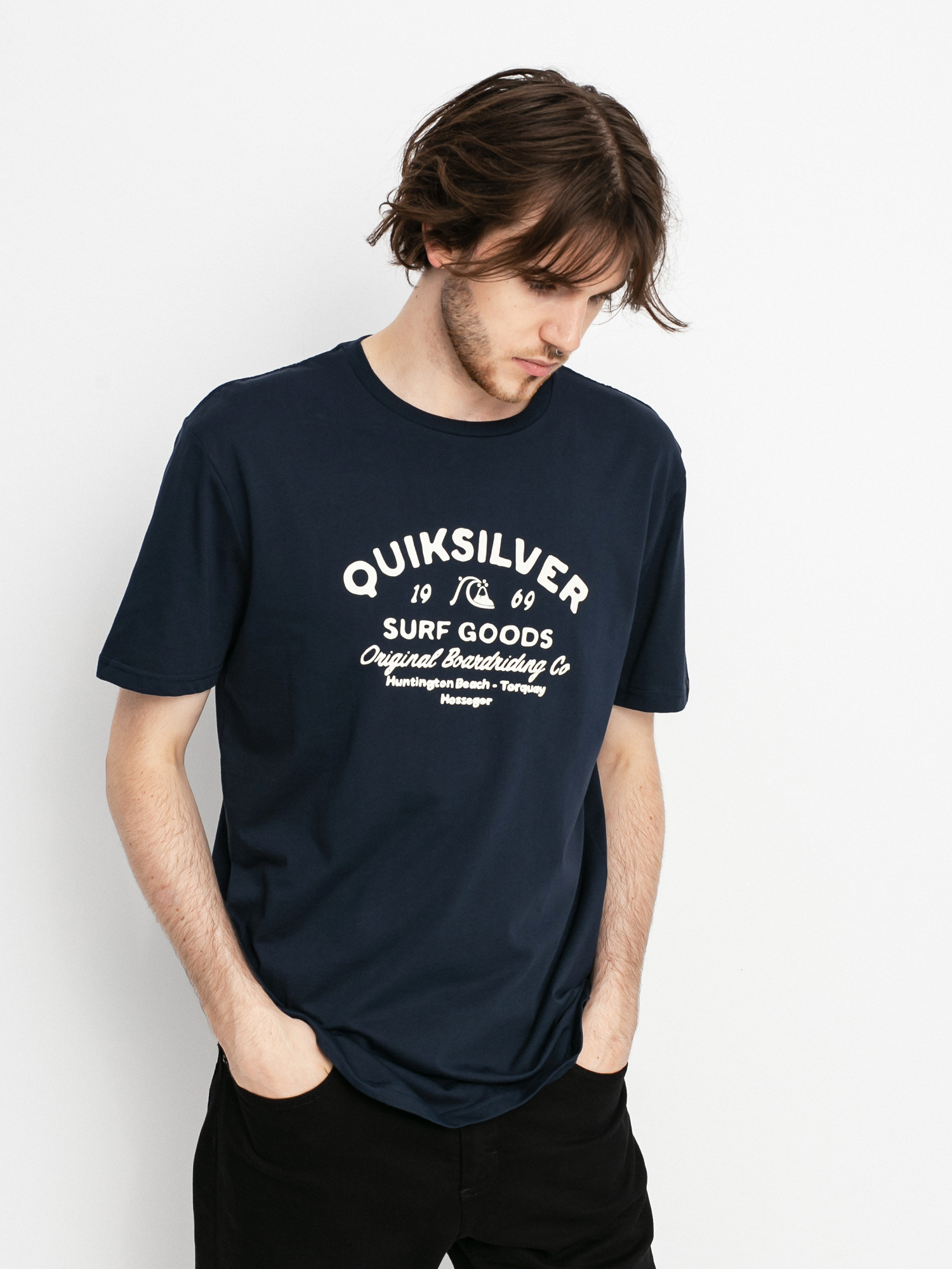 T-shirt Quiksilver Closed Caption (navy blazer)