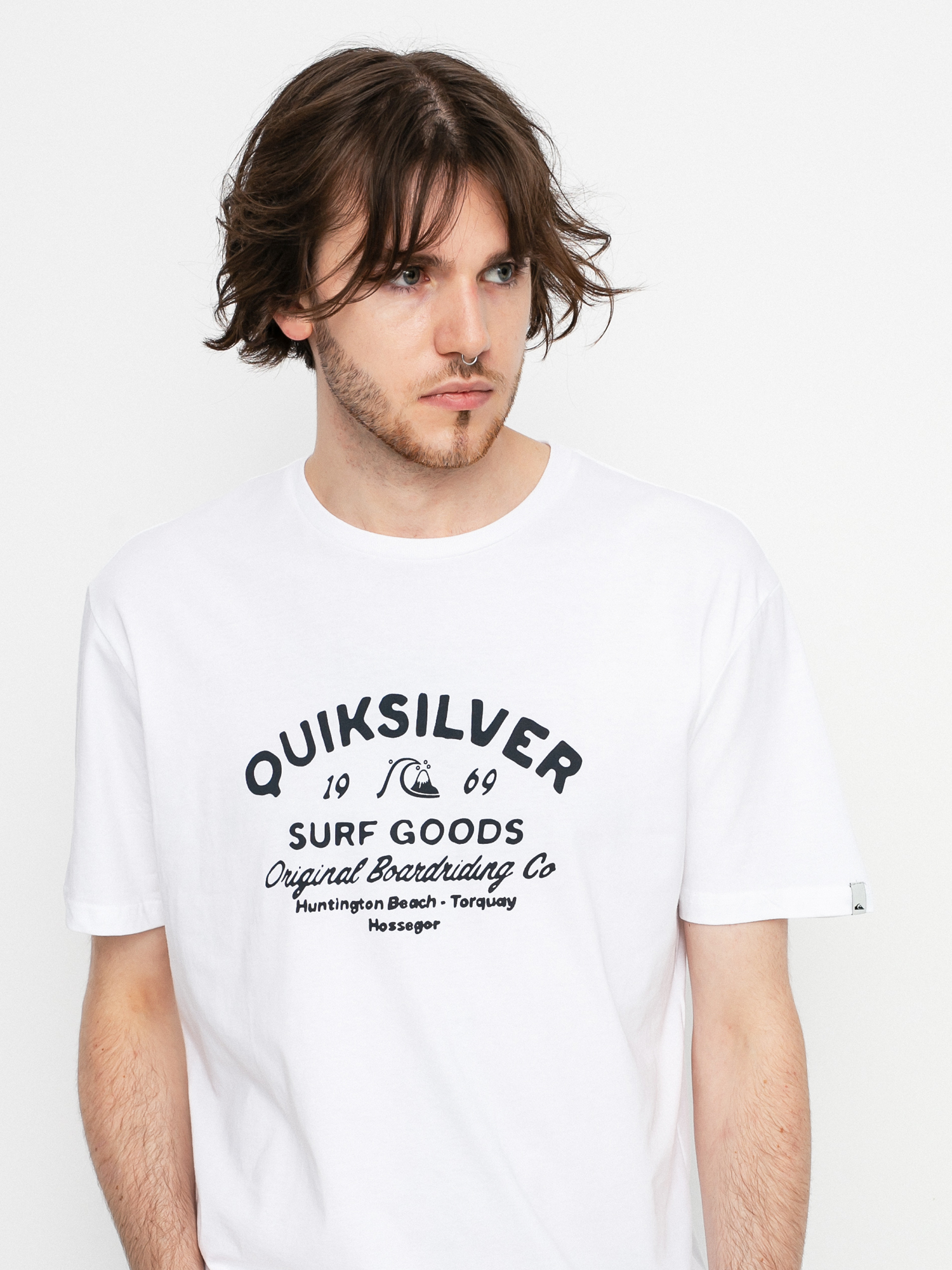 T-shirt Quiksilver Closed Caption (white)