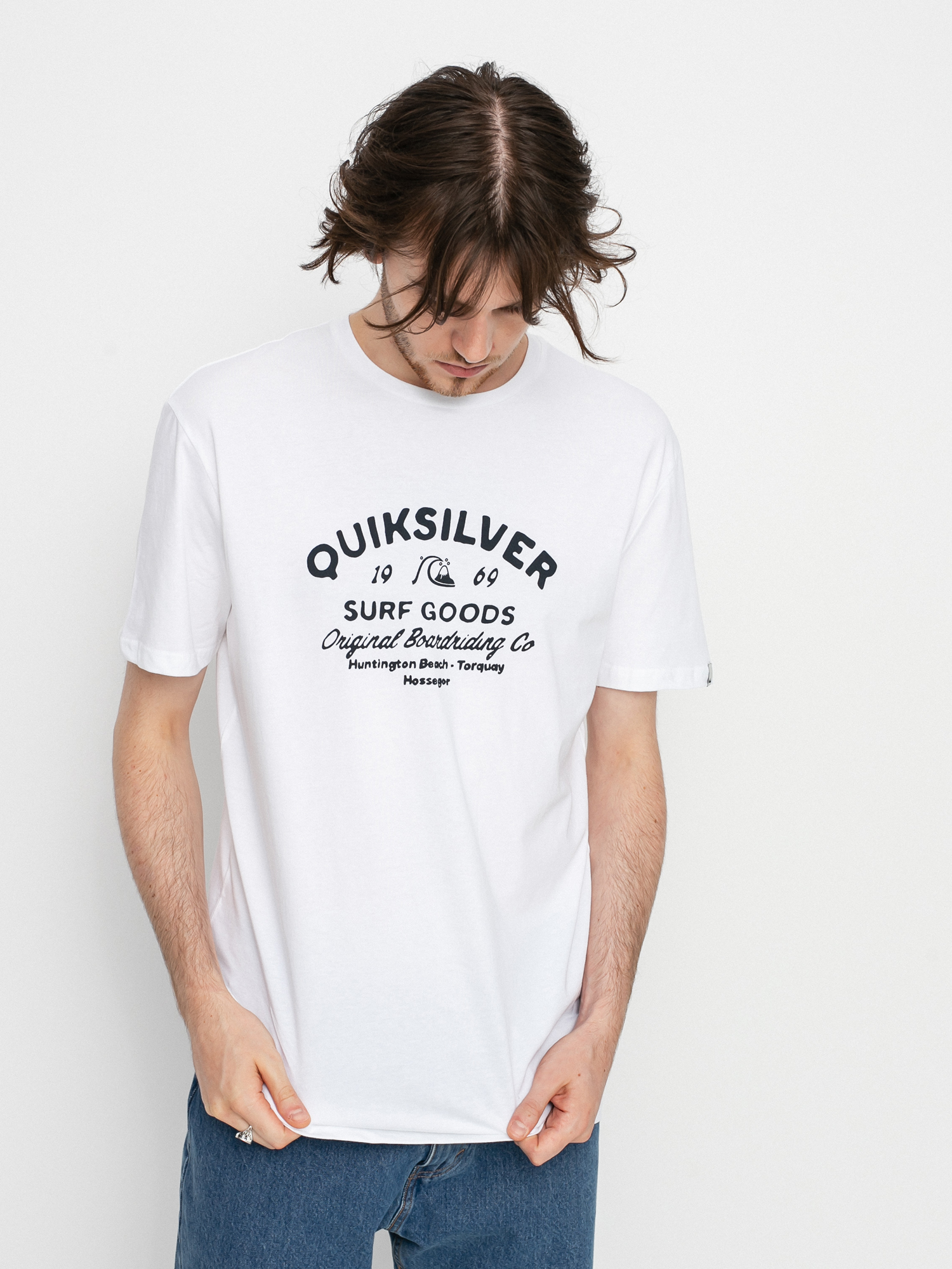 T-shirt Quiksilver Closed Caption (white)