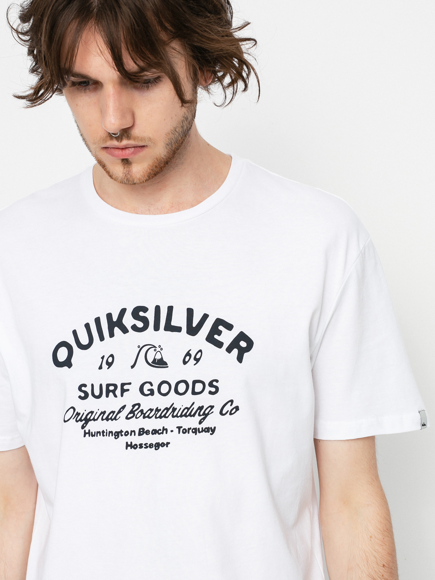 T-shirt Quiksilver Closed Caption (white)