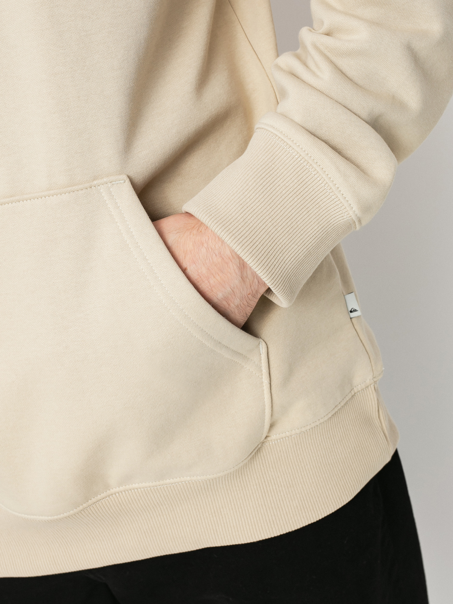 Bluza z kapturem Quiksilver Mirror Logo HD (oatmeal)