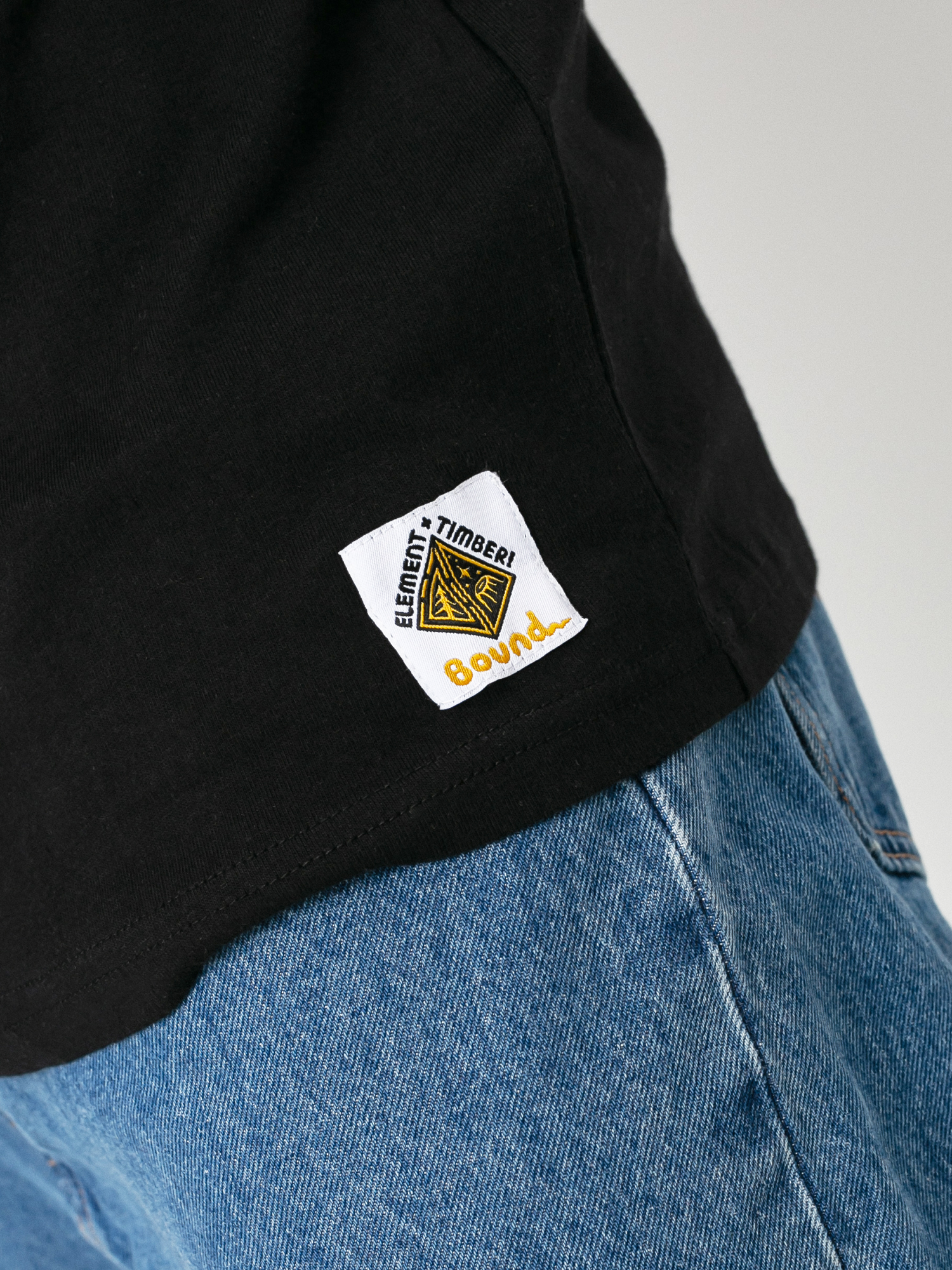 T-shirt Element Cracks (flint black)