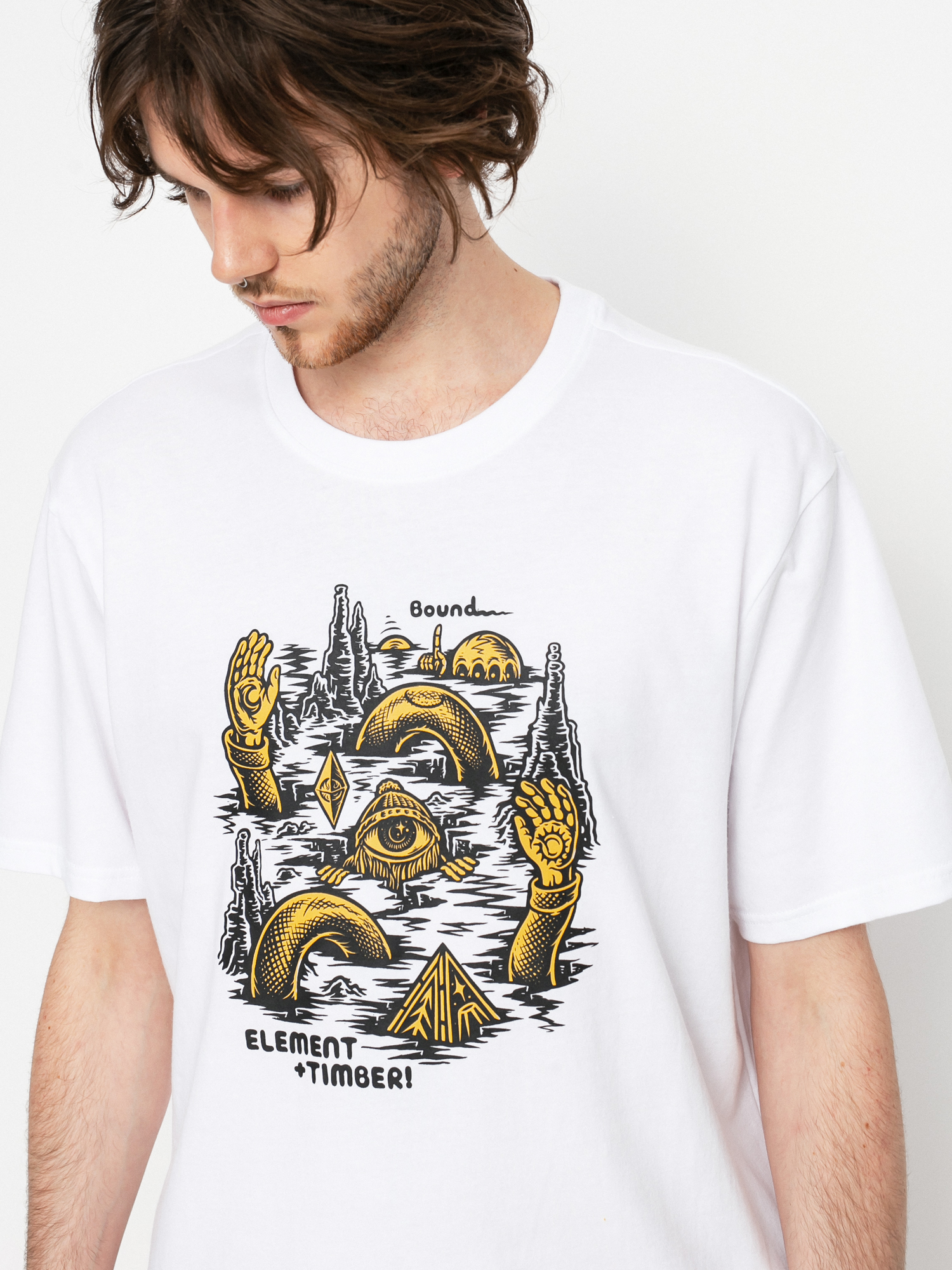 T-shirt Element Cracks (optic white)