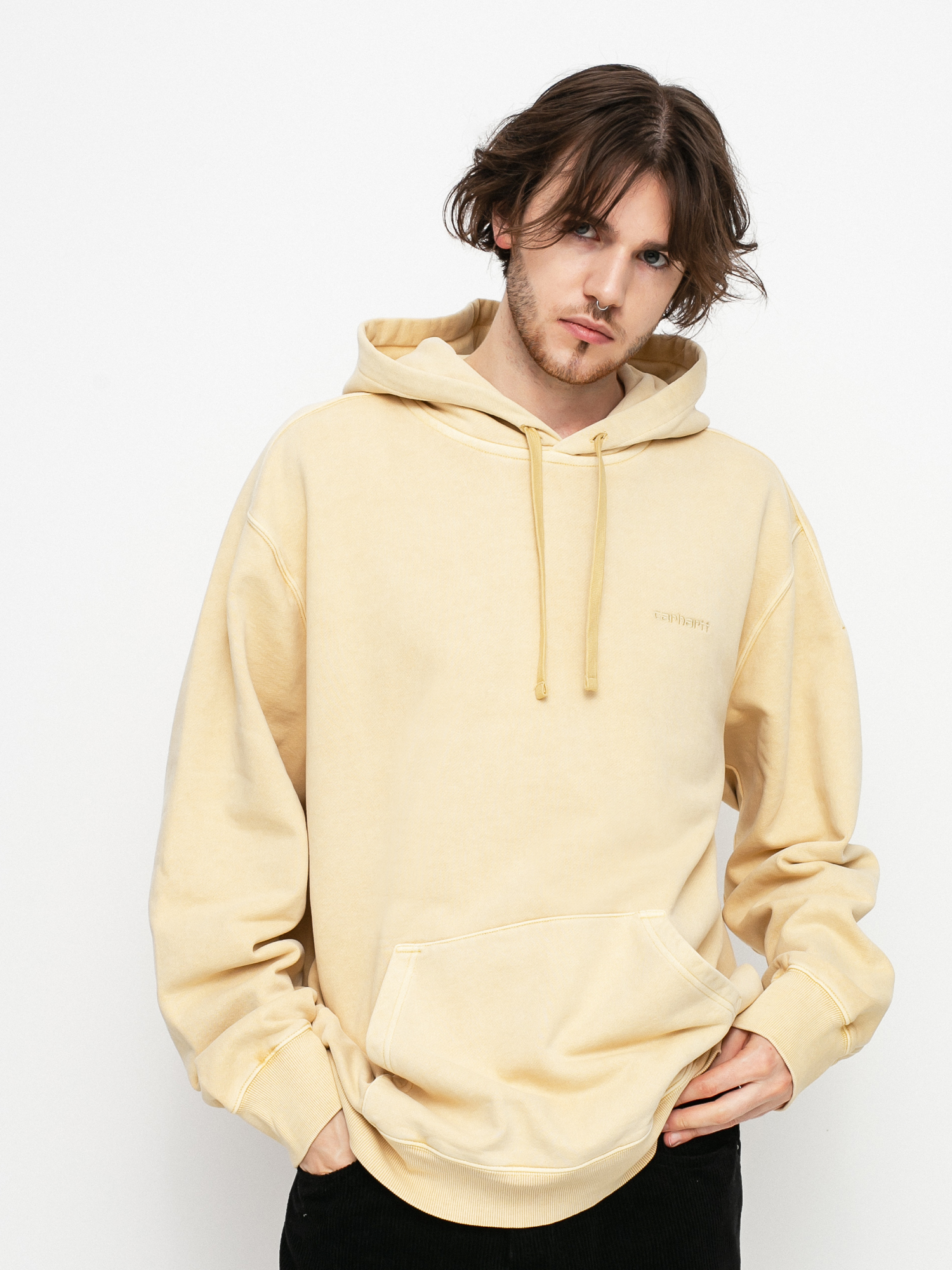 Bluza z kapturem Carhartt WIP Ashfield HD (dusty h brown)
