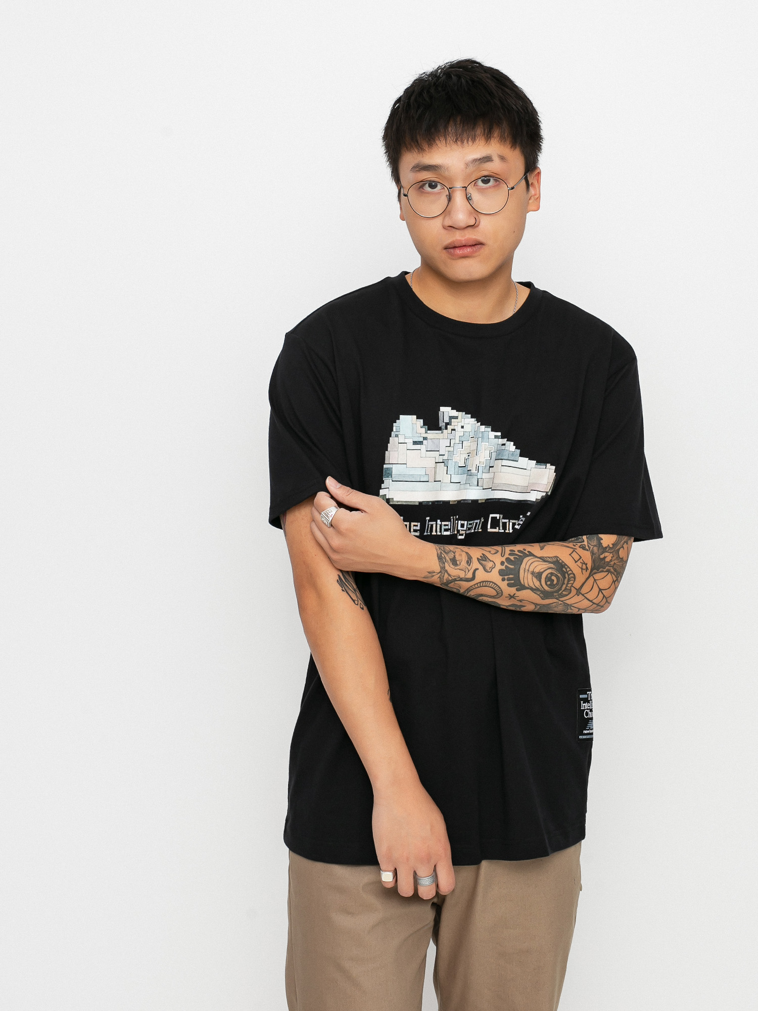 T-shirt New Balance Athletics Artist Lister (black)