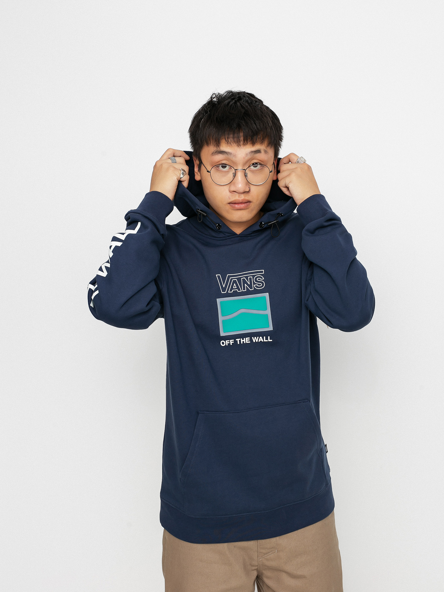 Bluza z kapturem Vans Sequence II HD (dress blues)