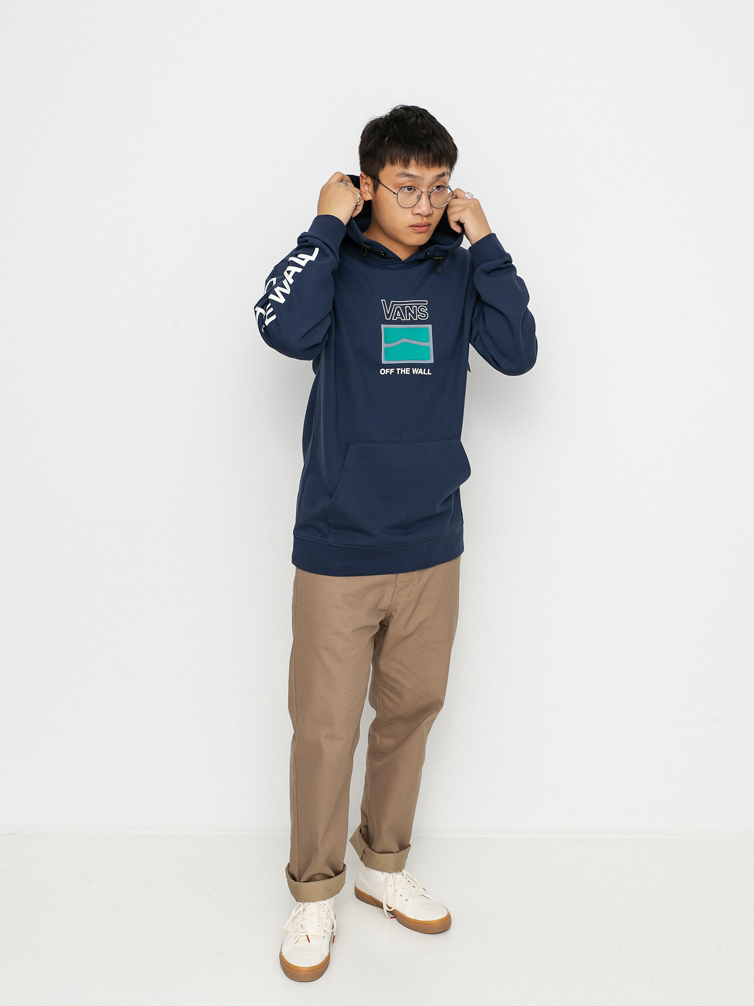 Bluza z kapturem Vans Sequence II HD (dress blues)
