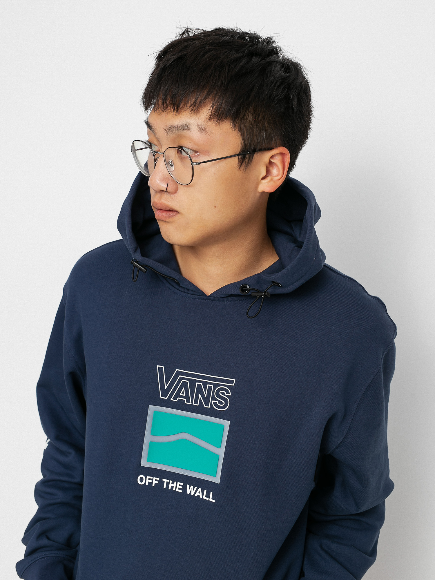 Bluza z kapturem Vans Sequence II HD (dress blues)