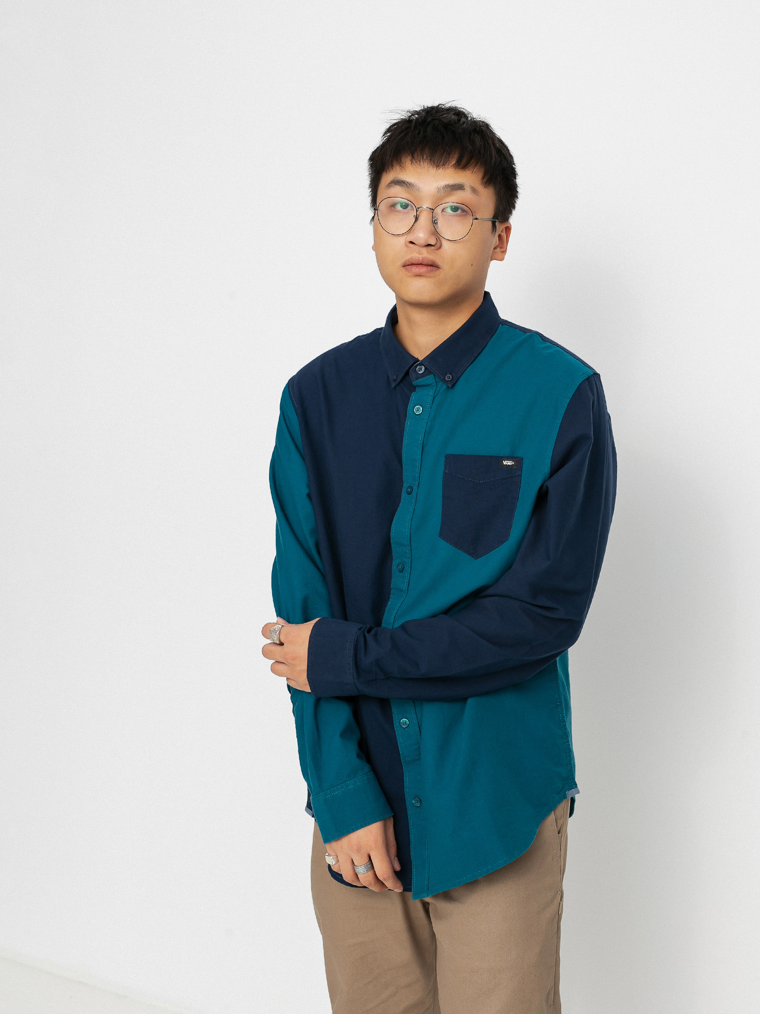 Koszula Vans Houser (dress blues/blue coral)