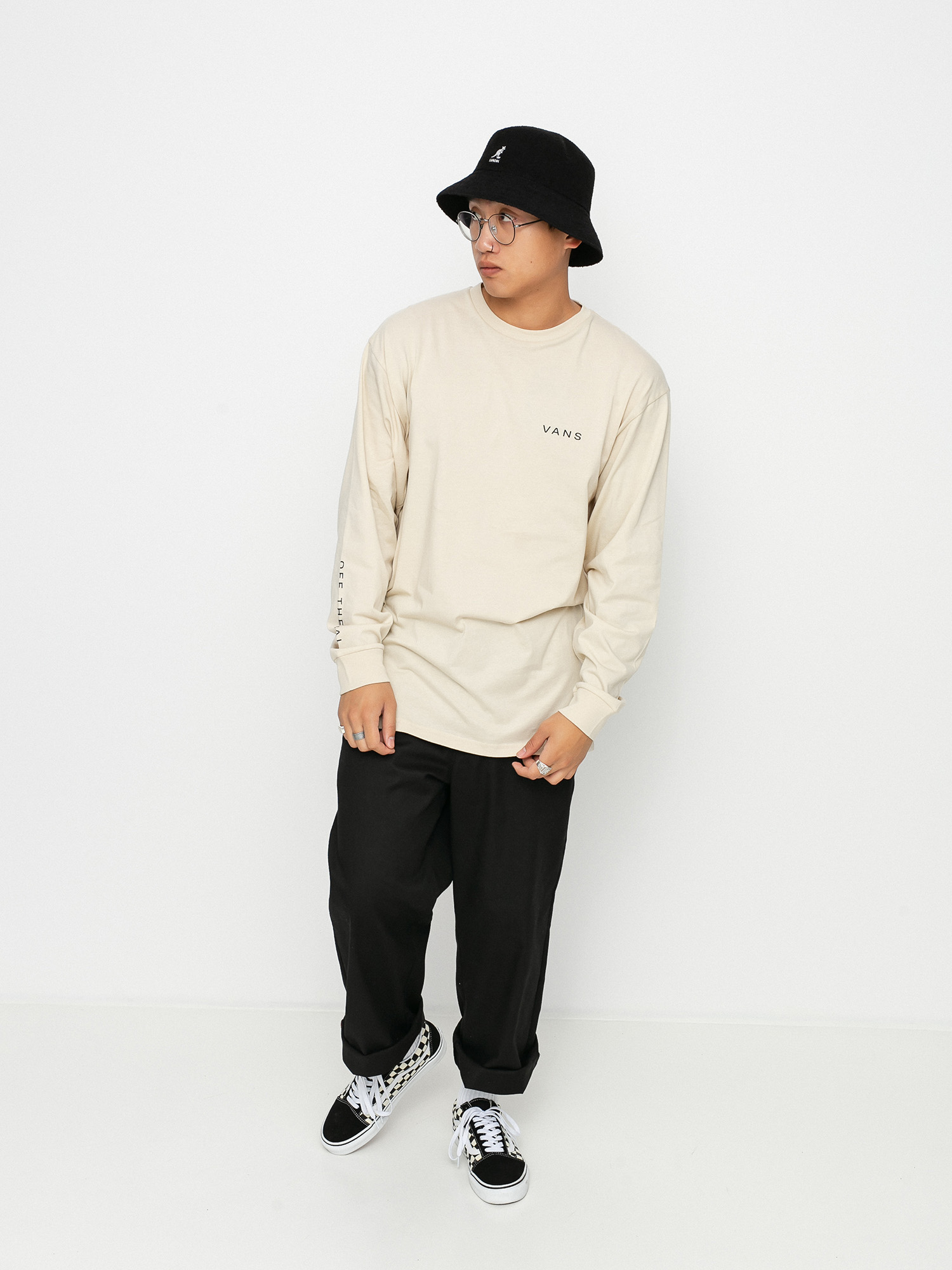 Longsleeve Vans Snapshots (oatmeal)
