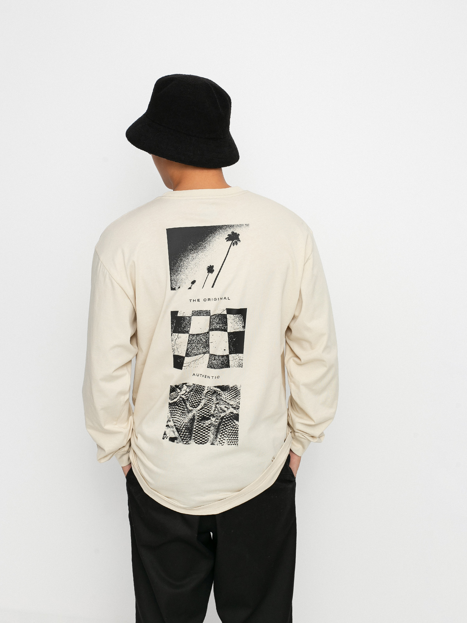 Longsleeve Vans Snapshots (oatmeal)