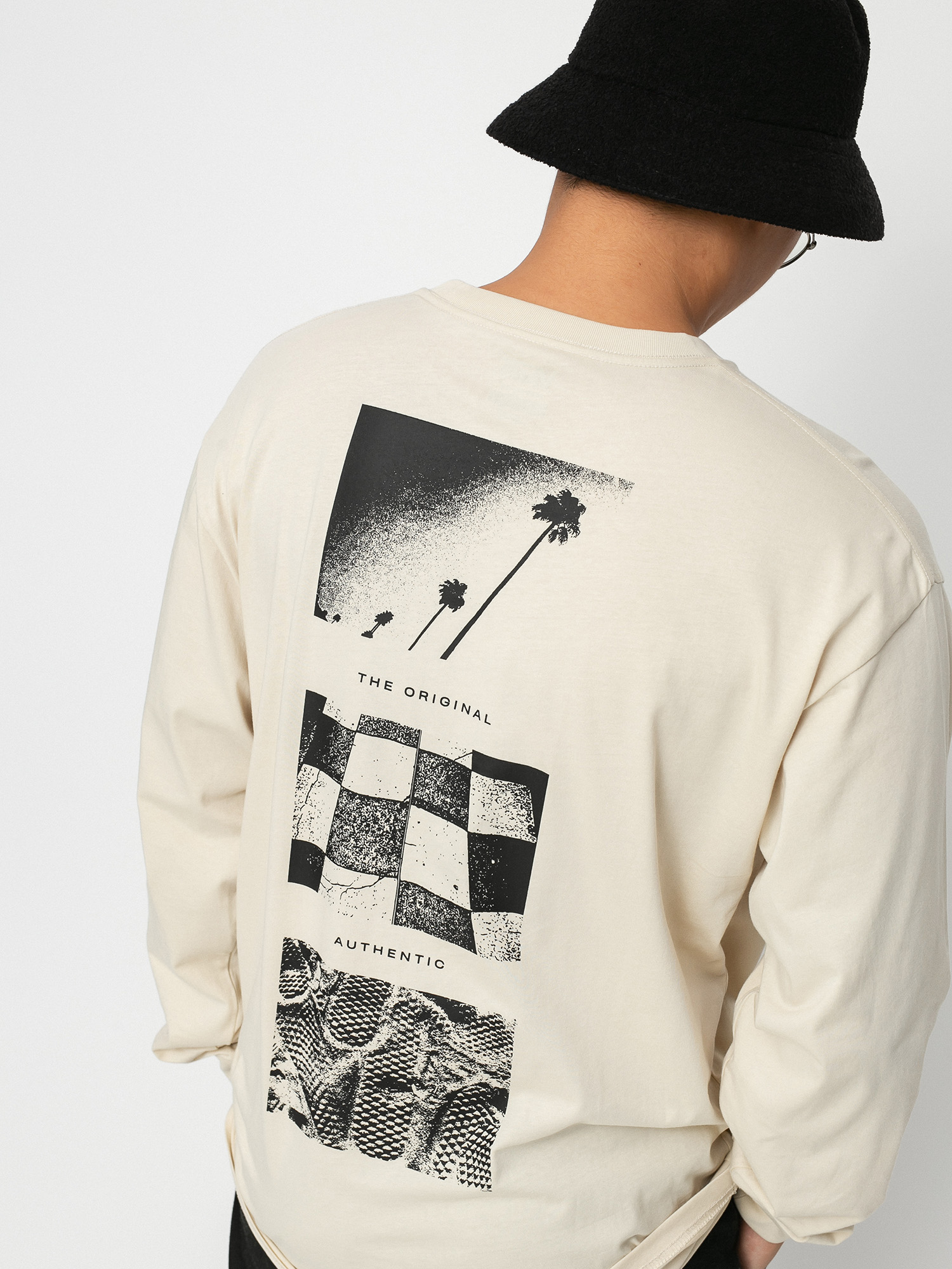 Longsleeve Vans Snapshots (oatmeal)