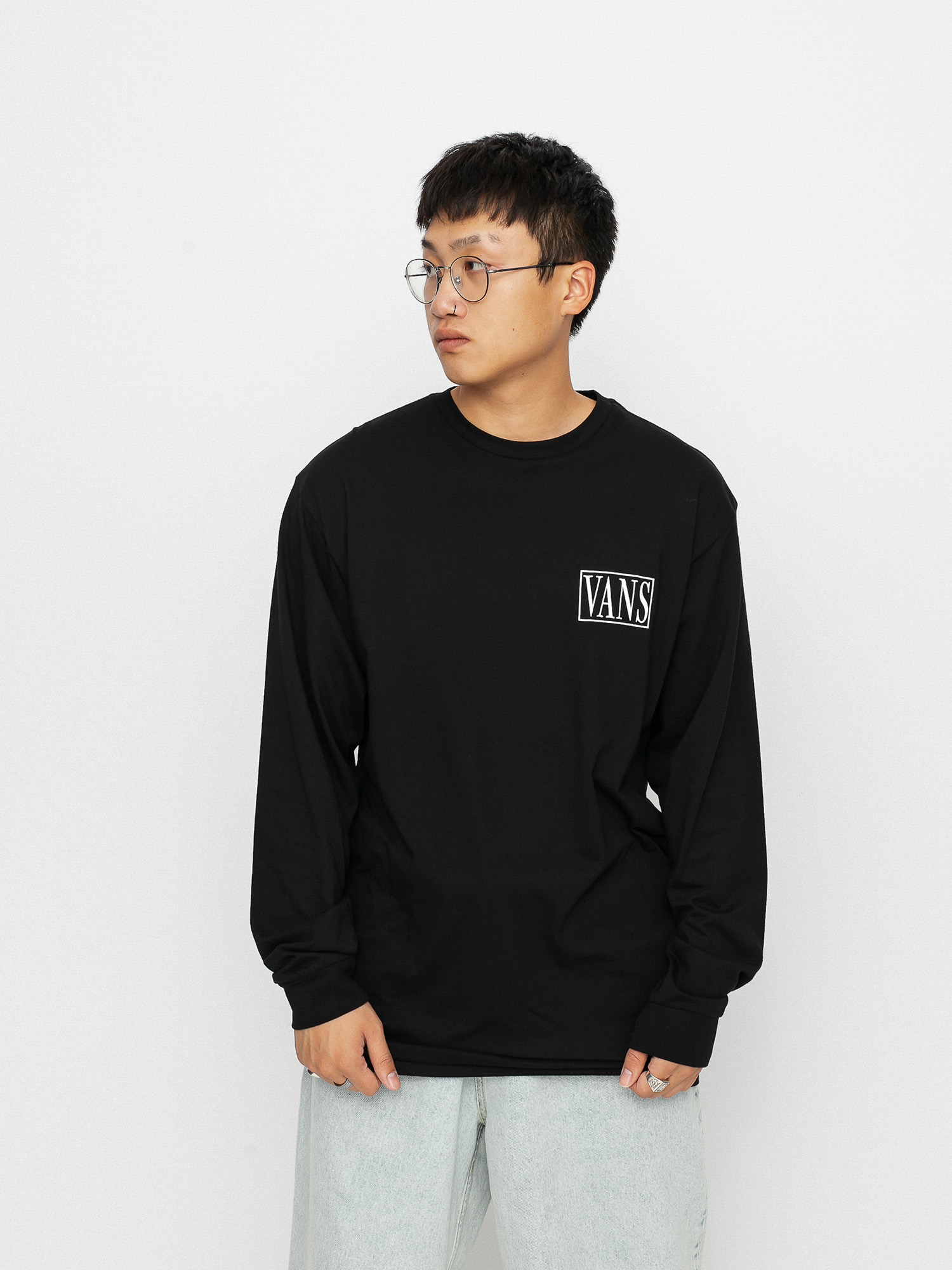 Longsleeve Vans Rose Box (black)