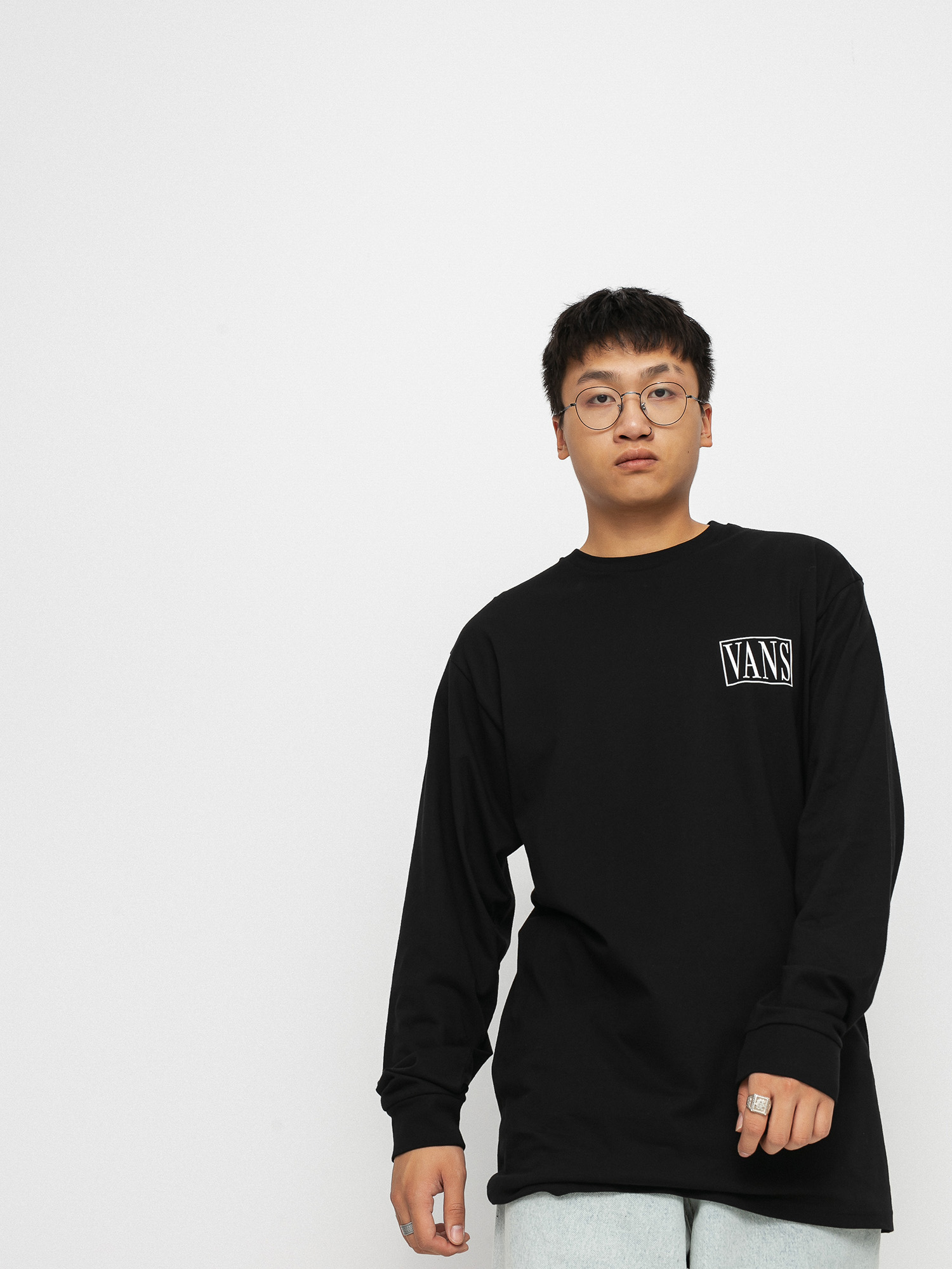 Longsleeve Vans Rose Box (black)