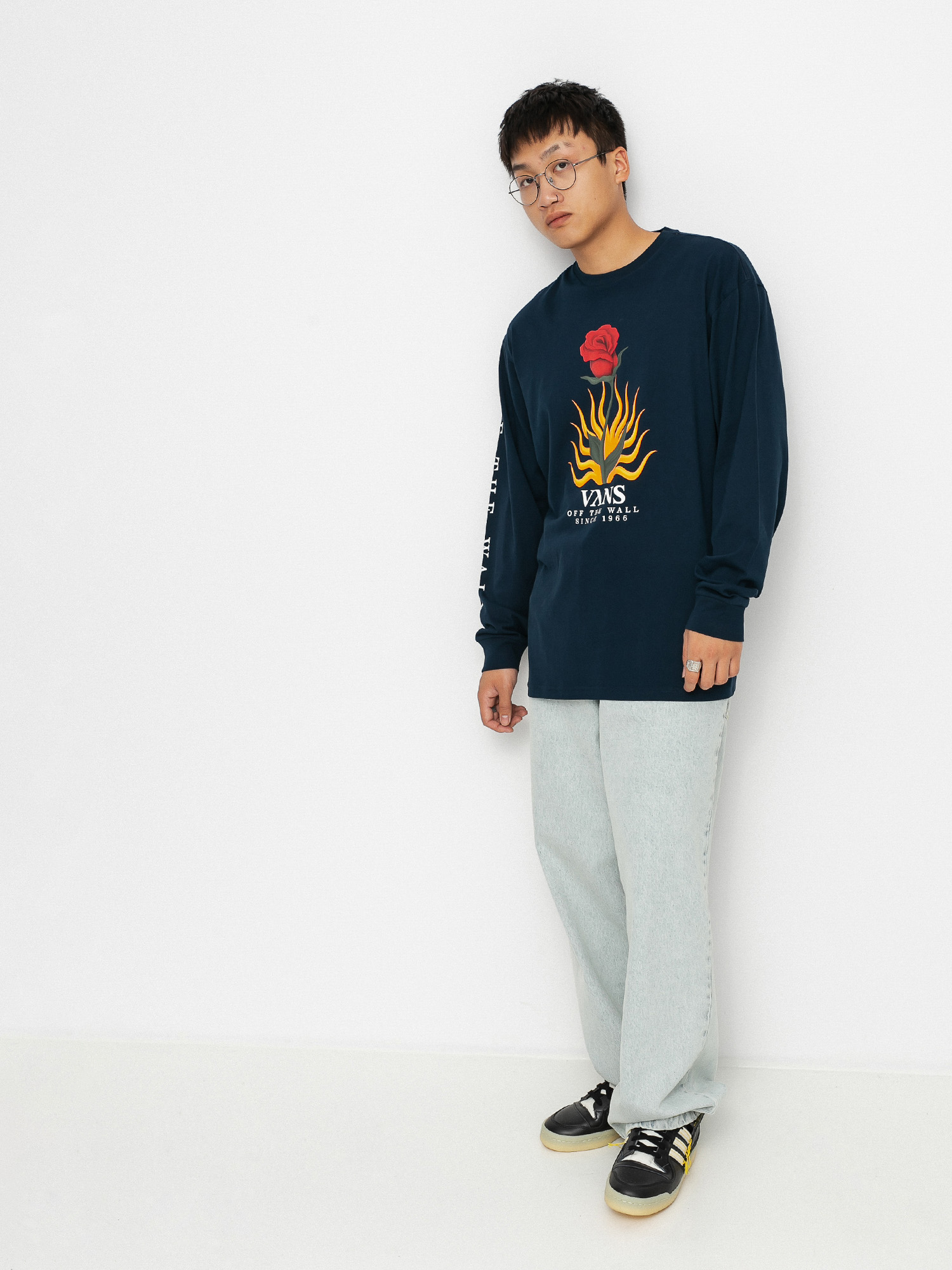 Longsleeve Vans Flores (navy)