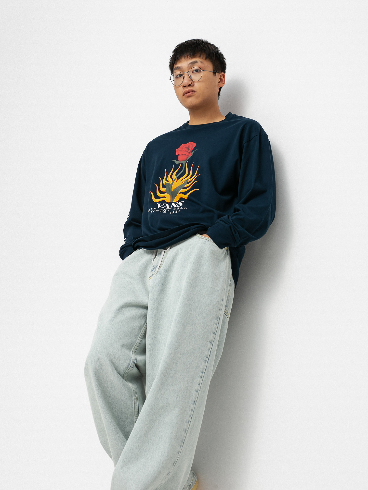 Longsleeve Vans Flores (navy)