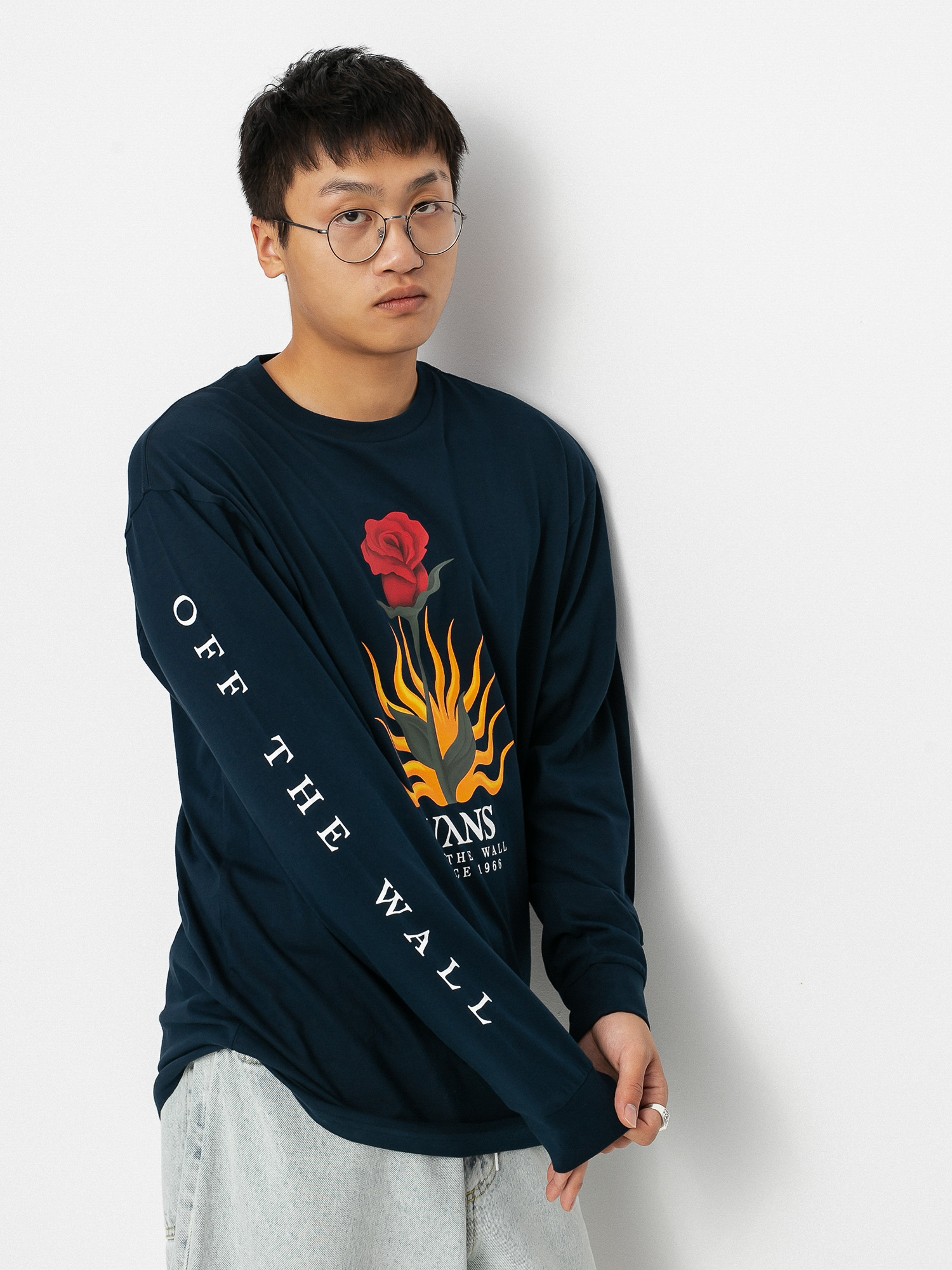 Longsleeve Vans Flores (navy)