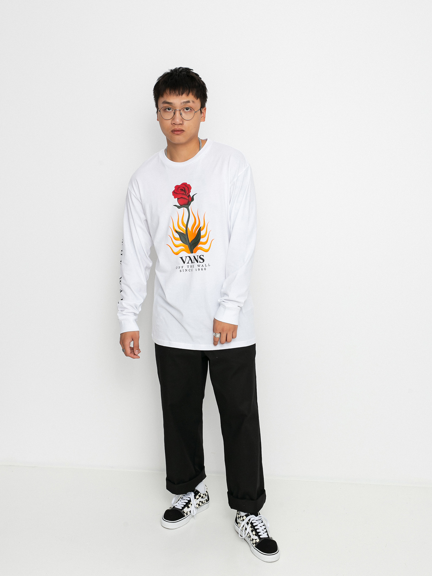 Longsleeve Vans Flores (white)