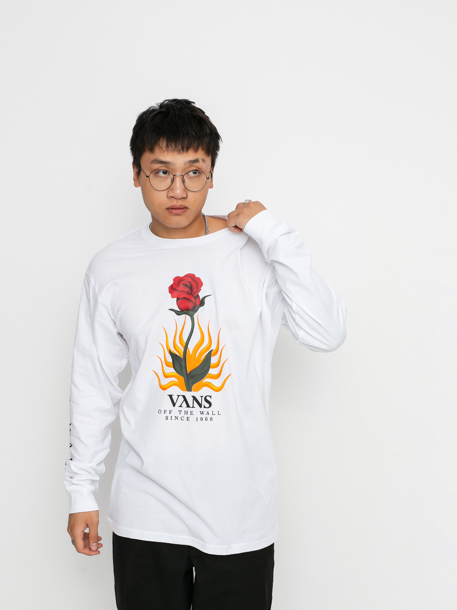 Longsleeve Vans Flores (white)
