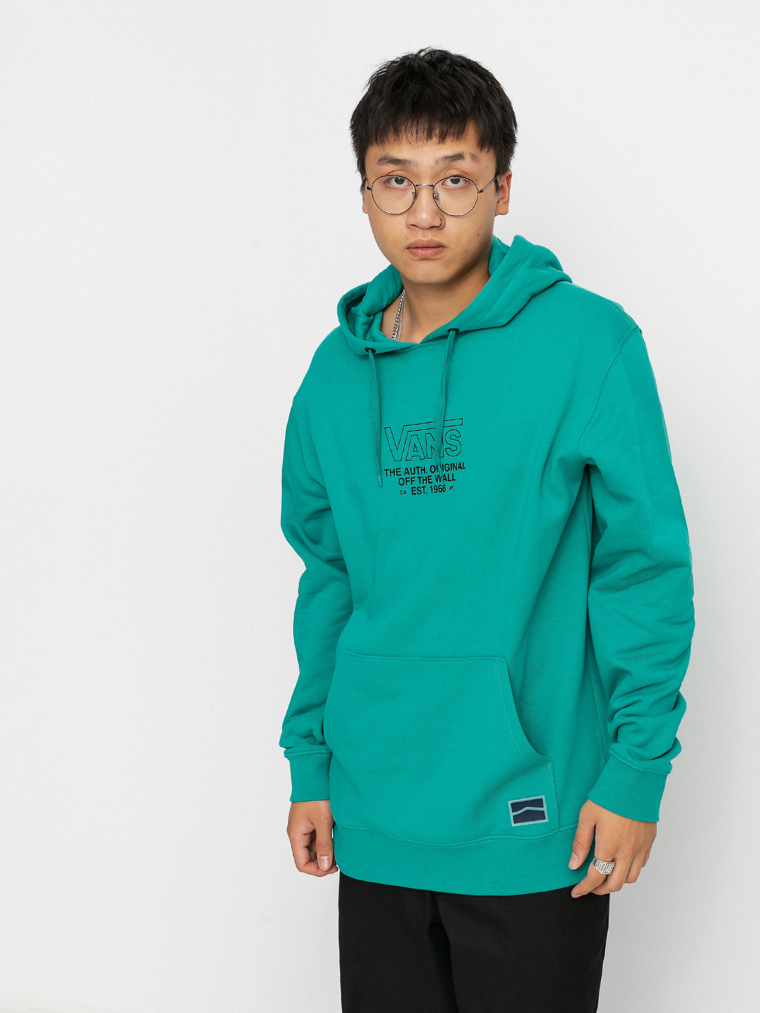 Bluza z kapturem Vans Sequence HD (porcelain green)
