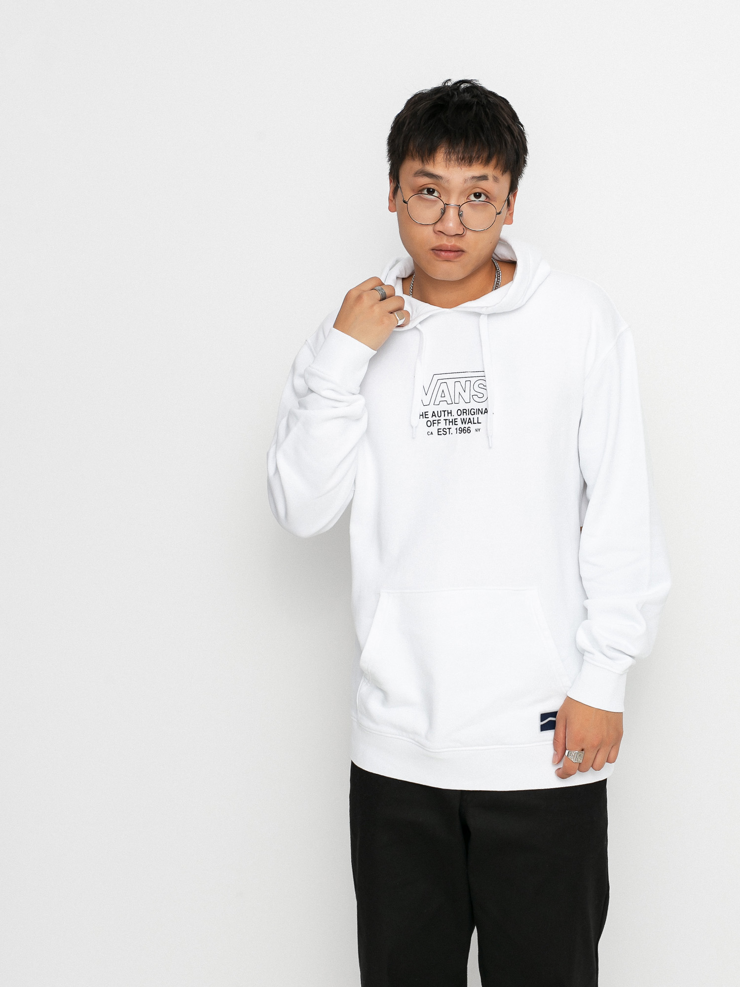 Bluza z kapturem Vans Sequence HD (white)