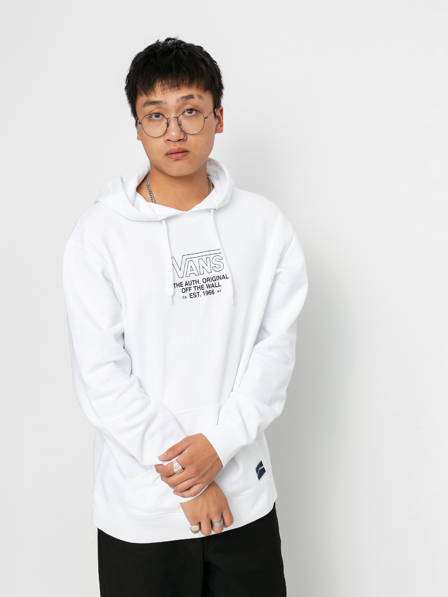 Bluza z kapturem Vans Sequence HD (white)