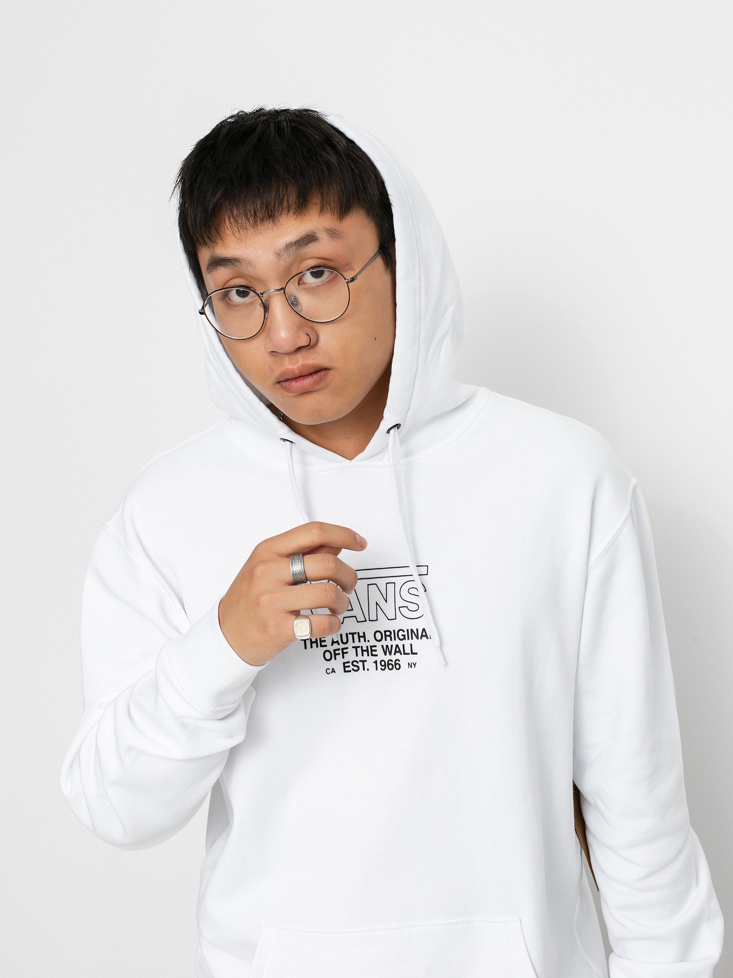 Bluza z kapturem Vans Sequence HD (white)