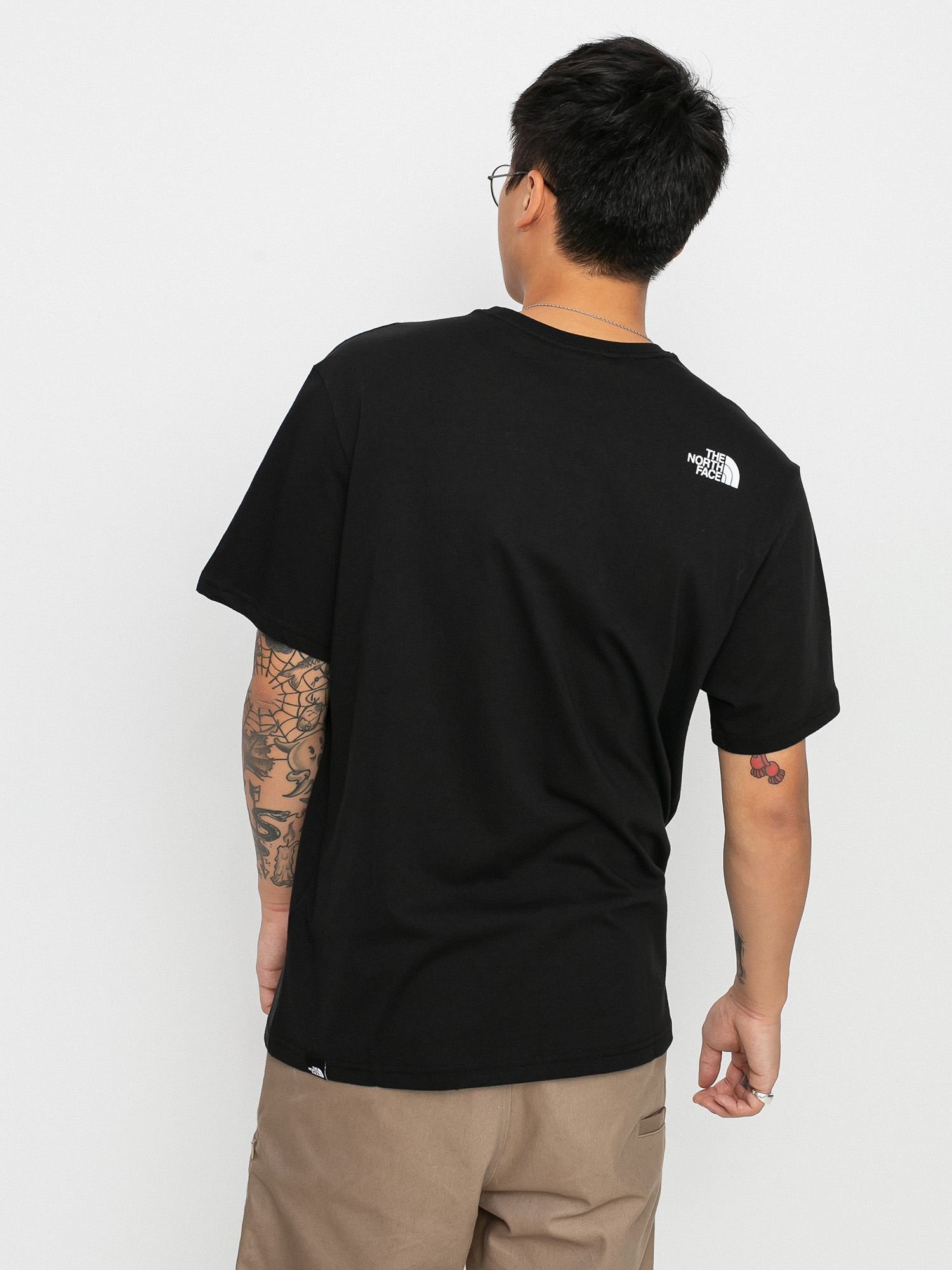 T-shirt The North Face Fine (tnfblk/tnfblkmrblcamprint)