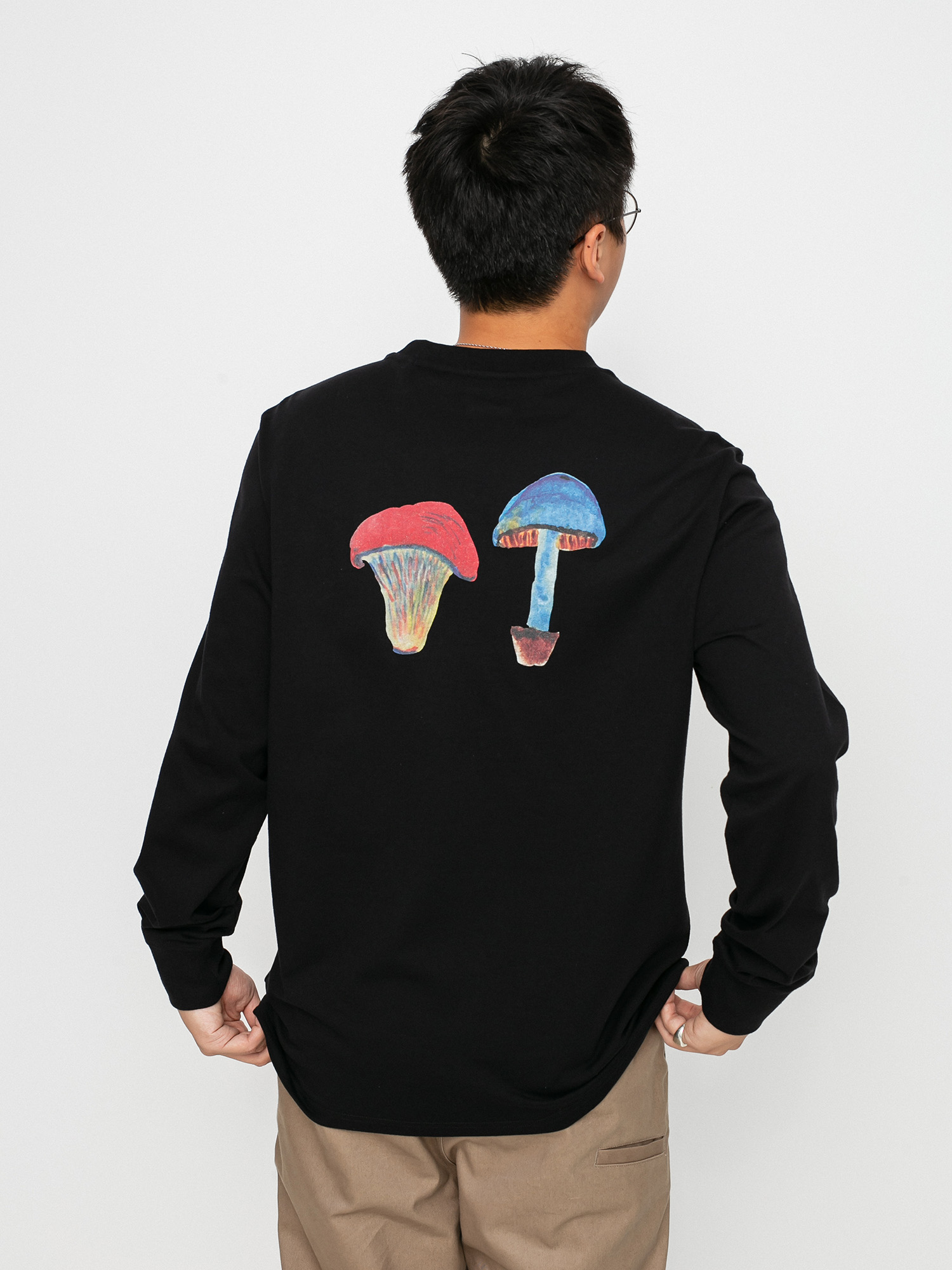 Bluza Element Pop Shrooms Ls (flint black)