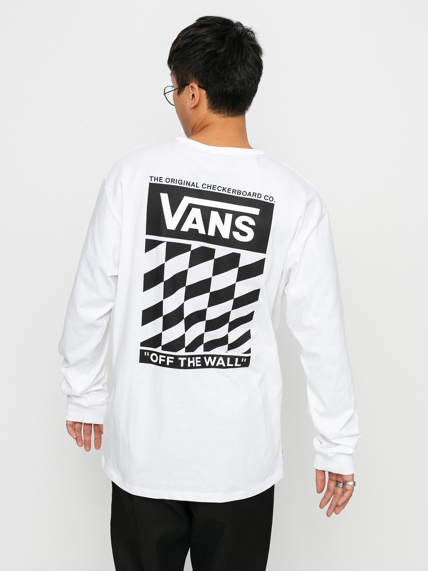 Longsleeve Vans Off The Wall Classic Slanted Check (white)