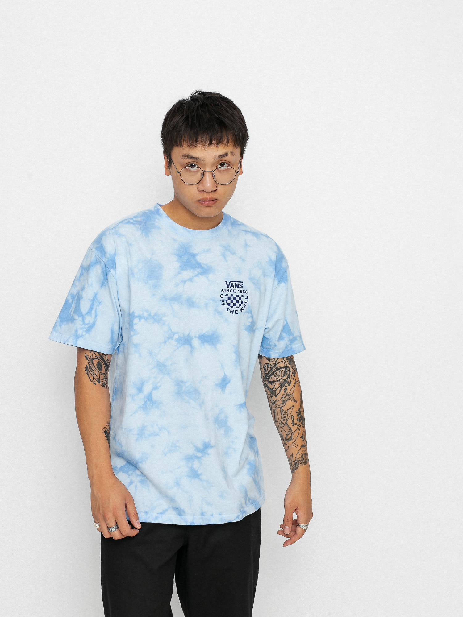 T-shirt Vans Checker Logo Tie Dye (nautical blue)