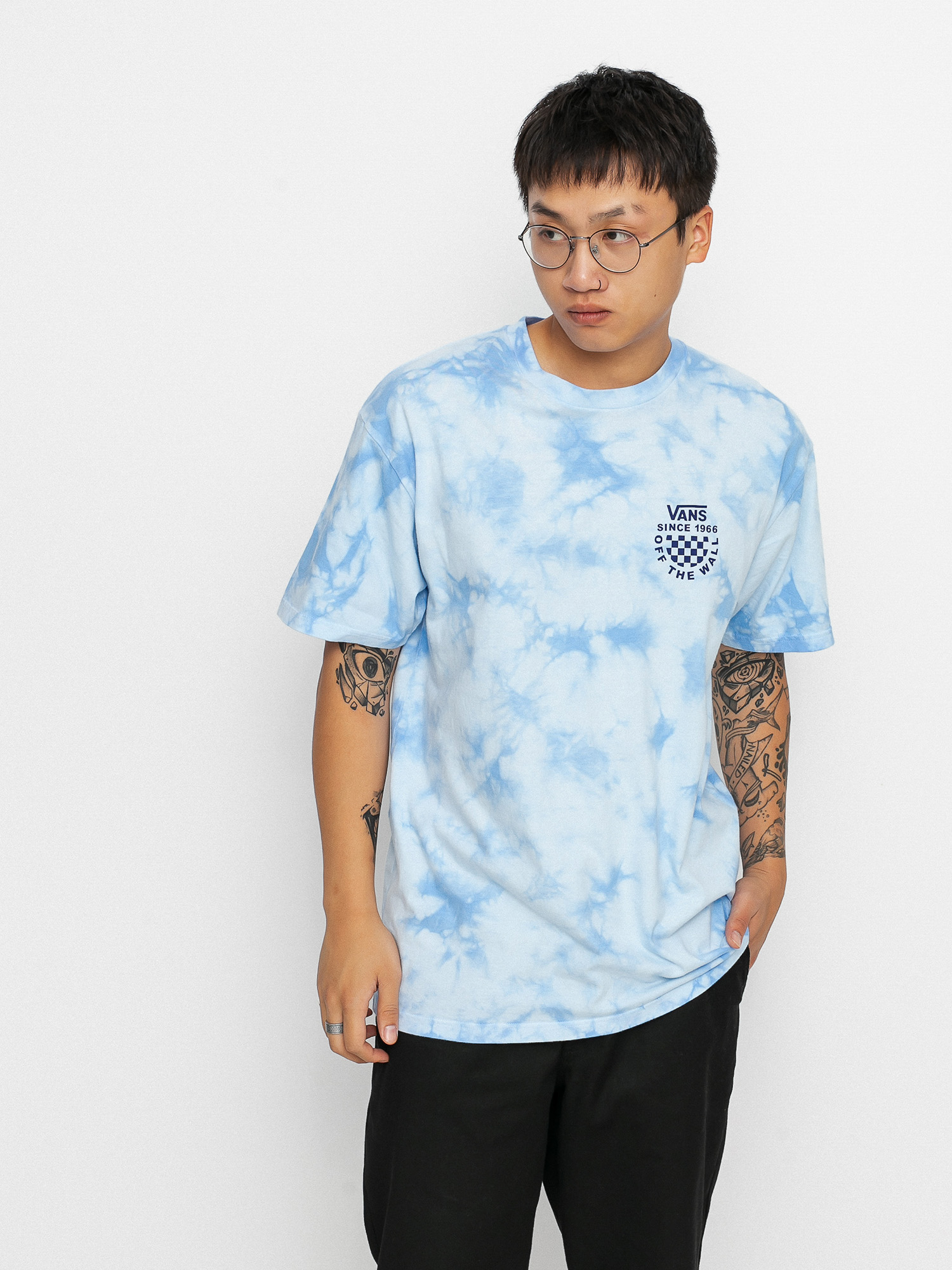 T-shirt Vans Checker Logo Tie Dye (nautical blue)