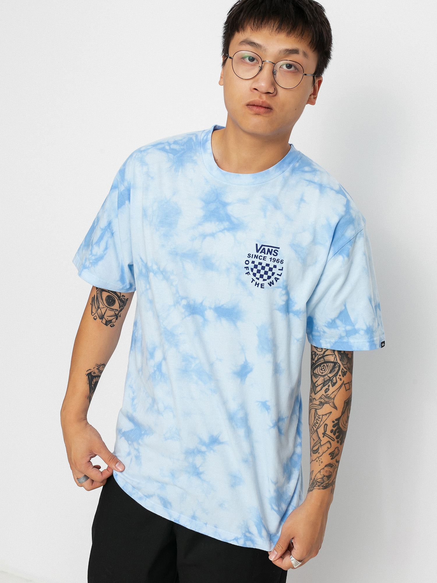 T-shirt Vans Checker Logo Tie Dye (nautical blue)