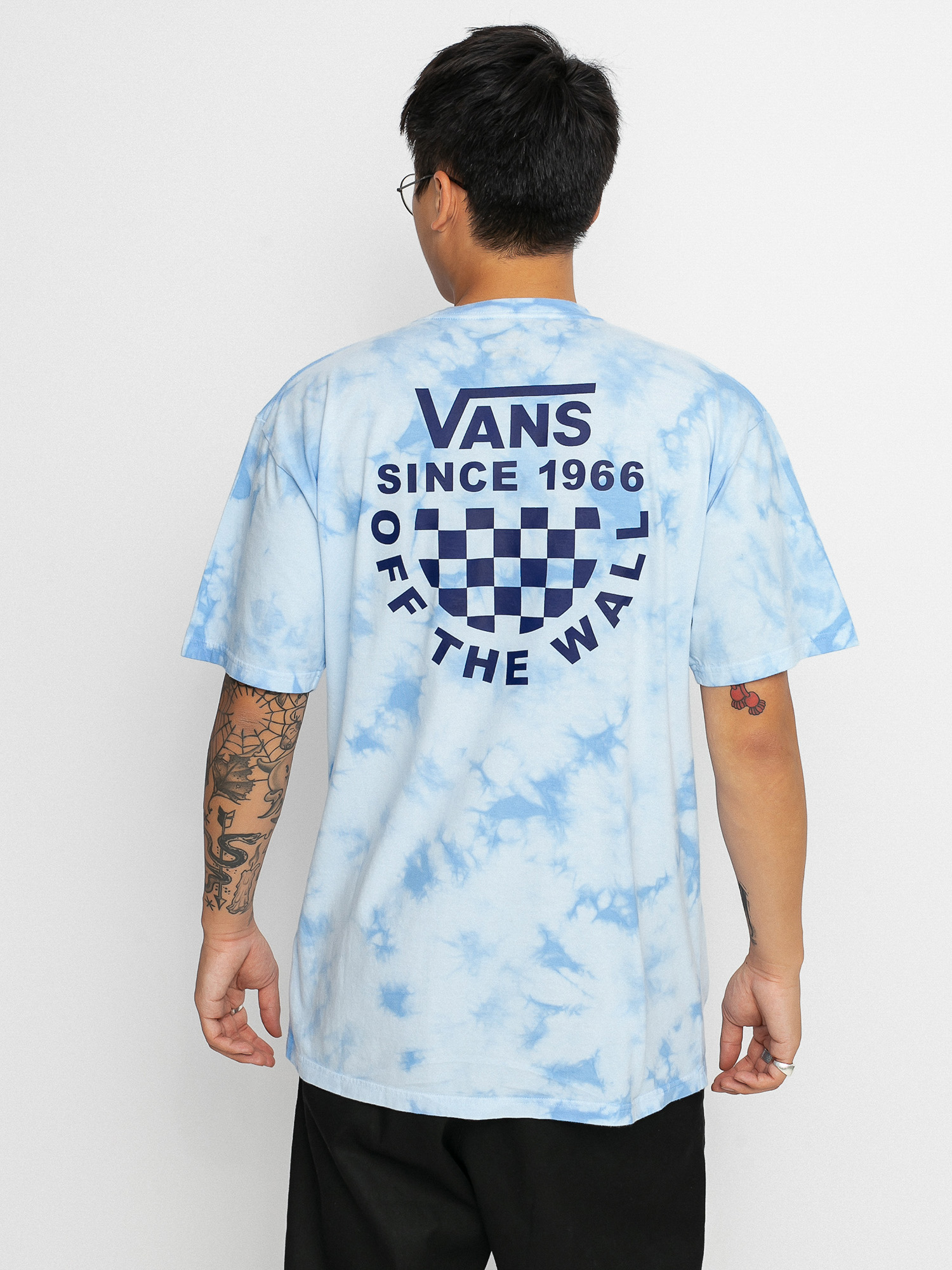 T-shirt Vans Checker Logo Tie Dye (nautical blue)
