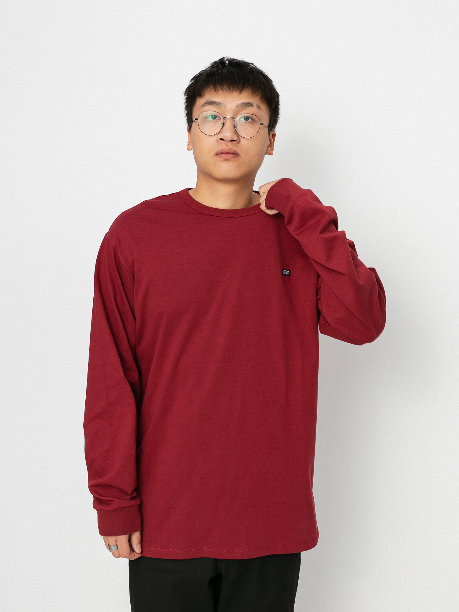 Longsleeve Vans Off The Wall Classic (pomegranate)