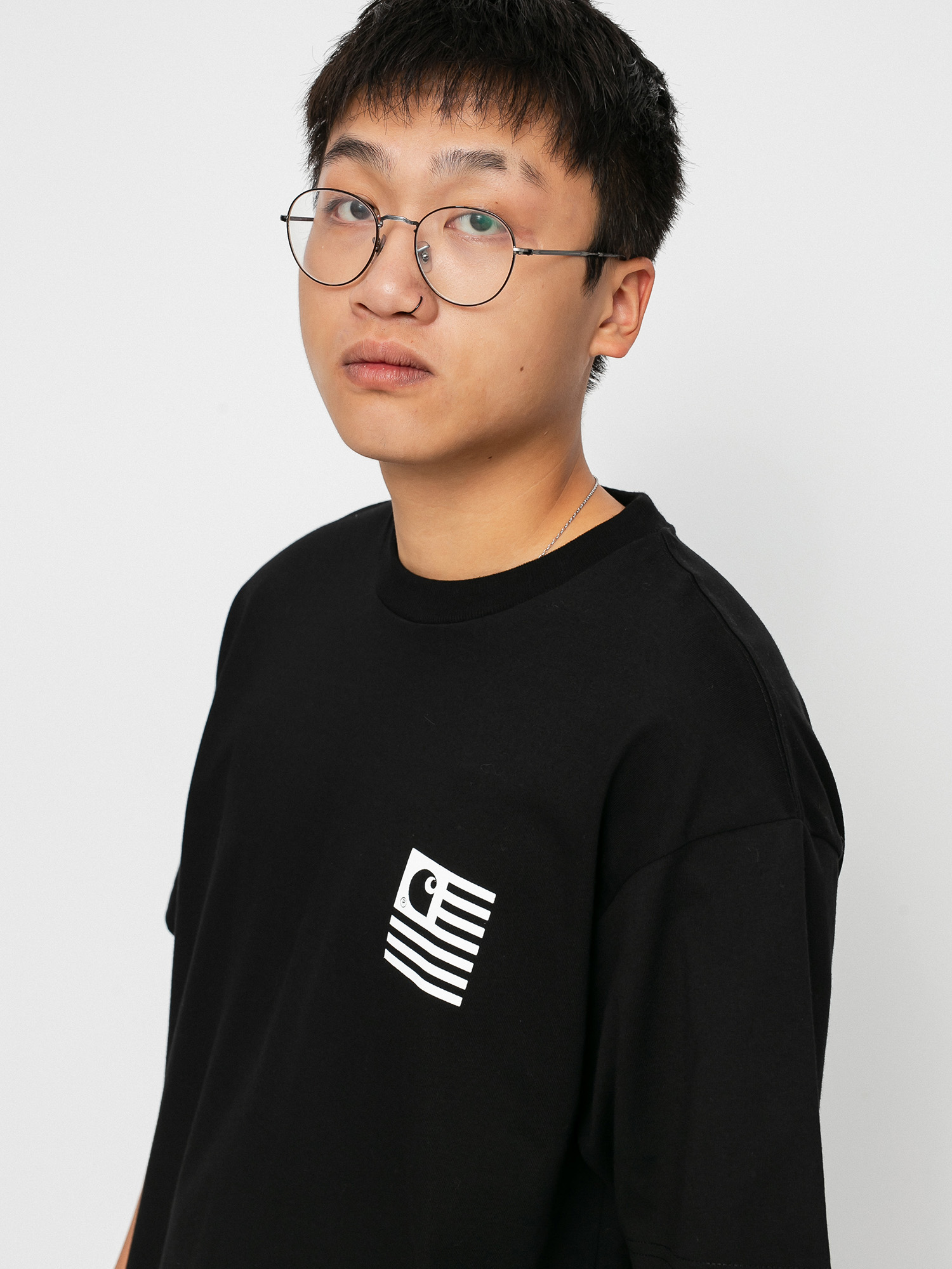 T-shirt Carhartt WIP Fade State (black/white)