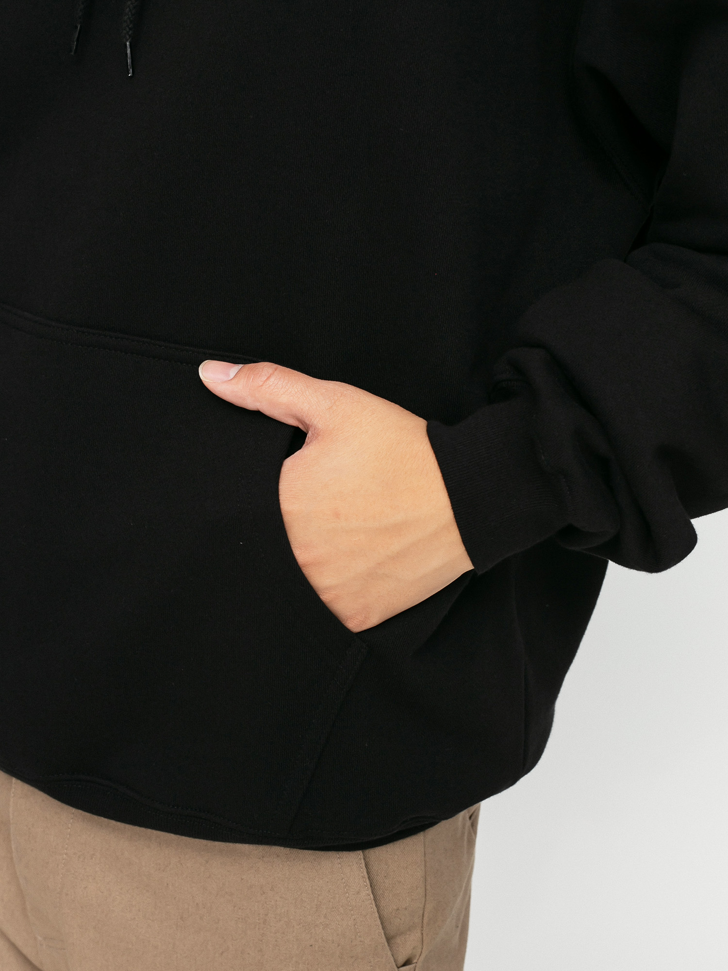 Bluza z kapturem Polar Skate Fill Logo HD (black)