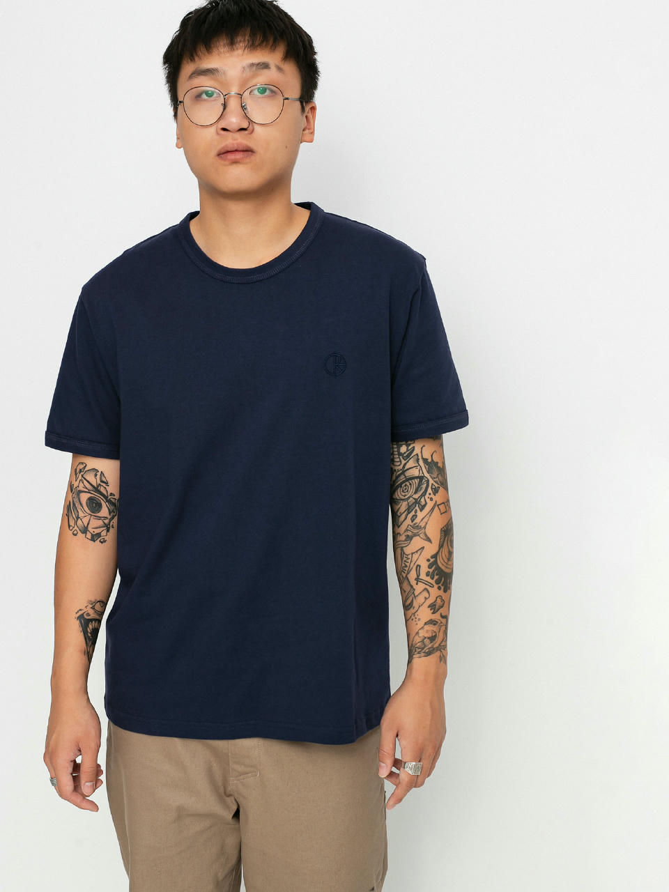 T-shirt Polar Skate Ringer (rich navy)