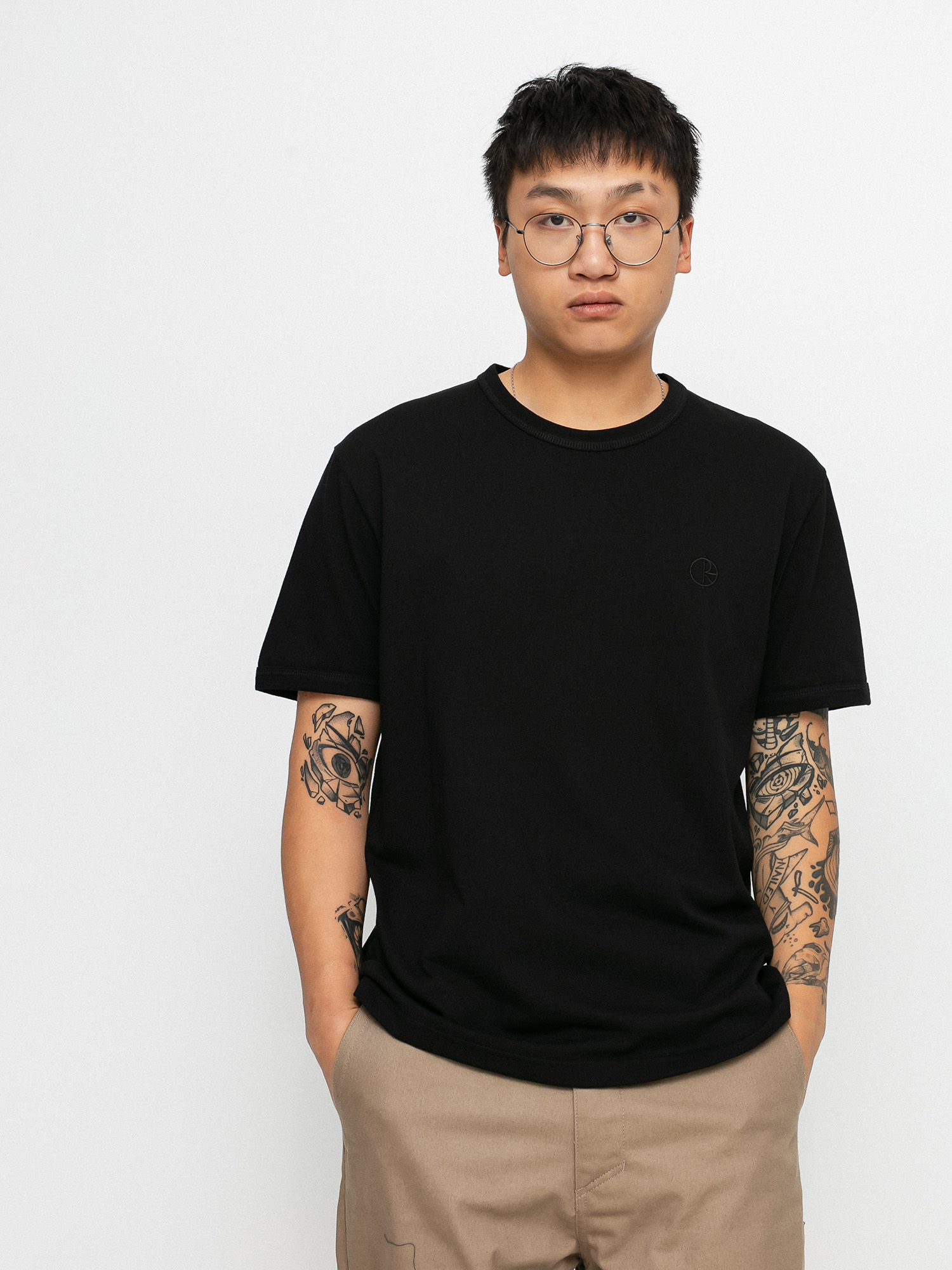 T-shirt Polar Skate Ringer (black)
