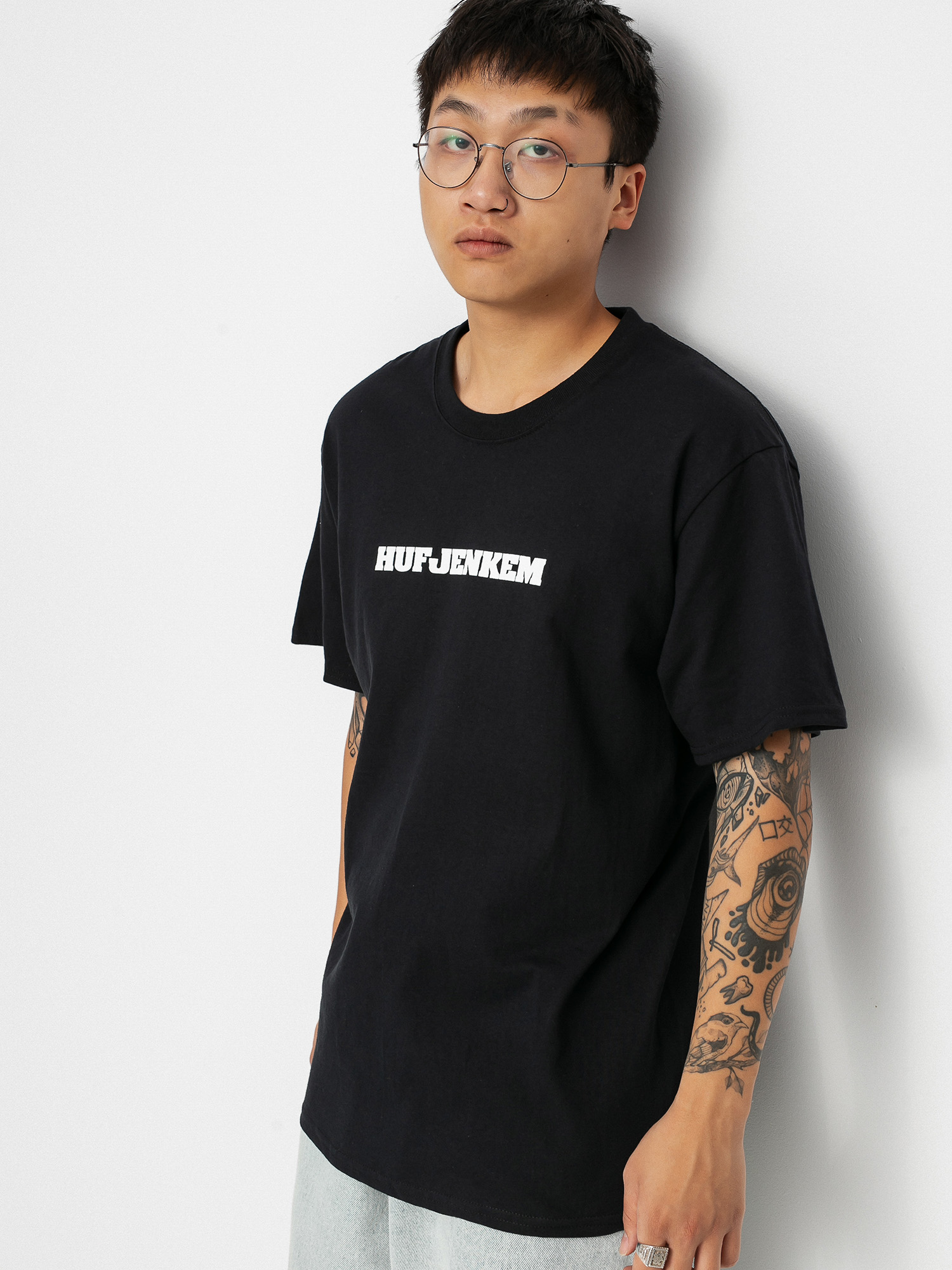 T-shirt HUF x JENKEM Classic (black)